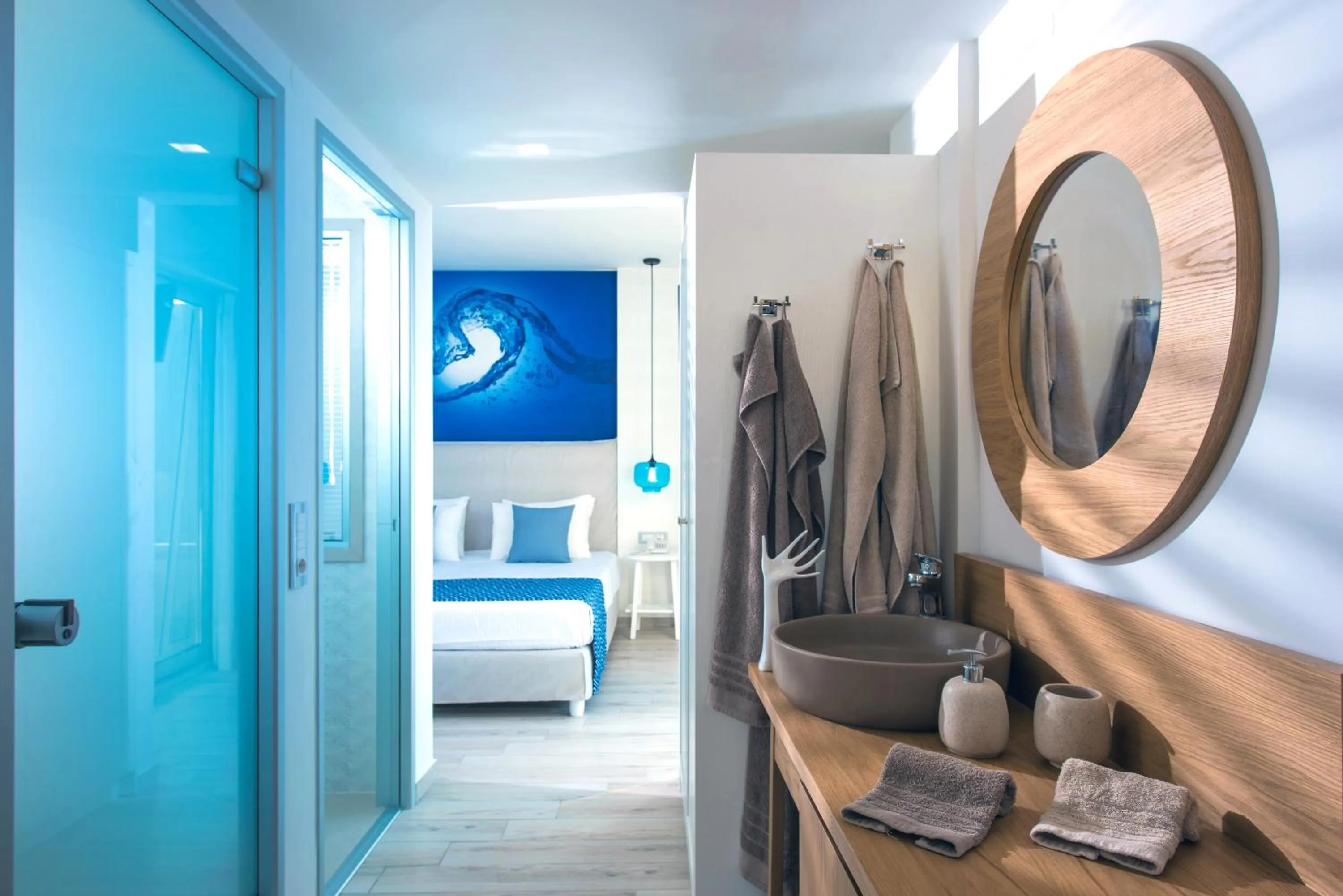 Bathroom in Odyssia Beach Hotel