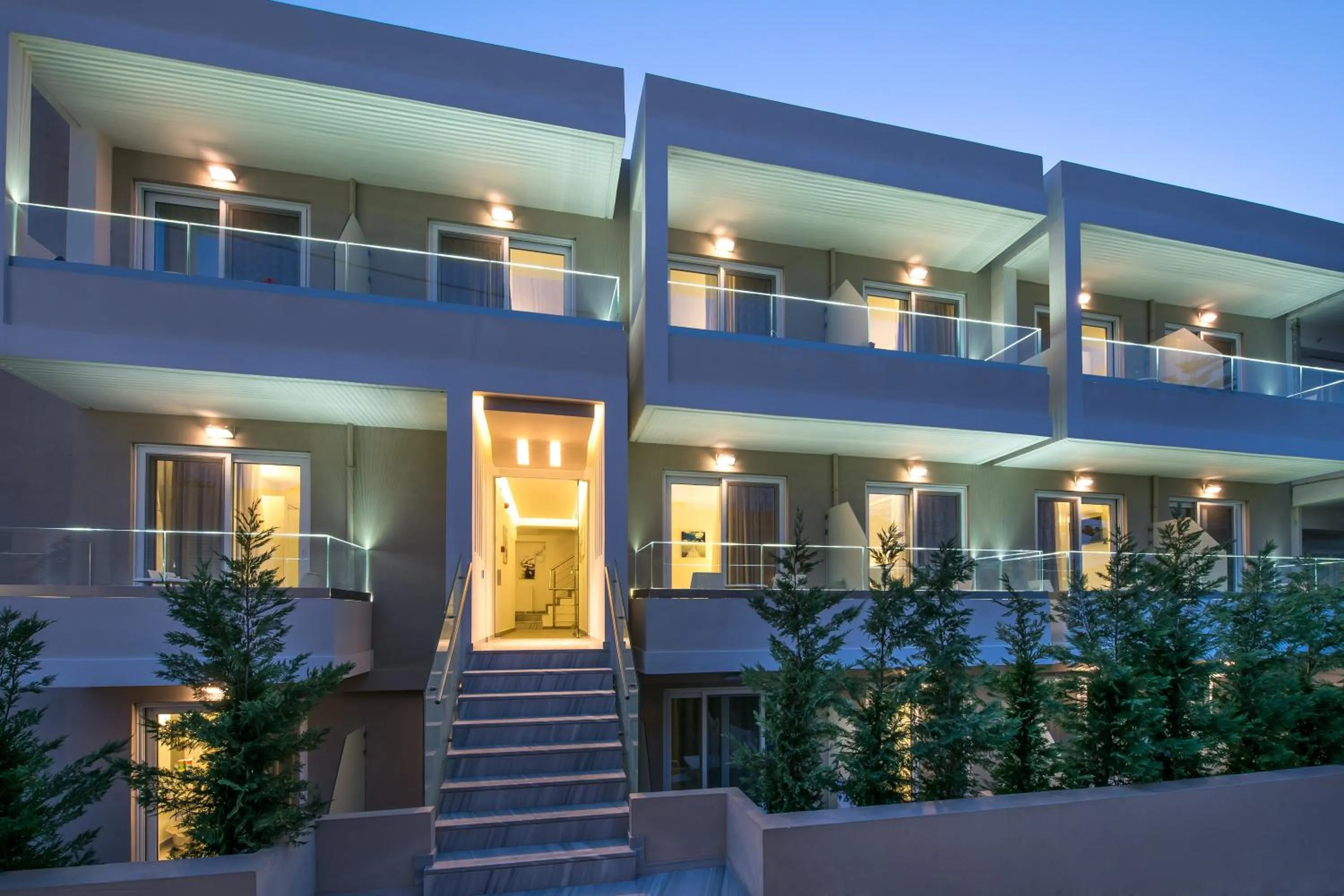 Property building in Odyssia Beach Hotel