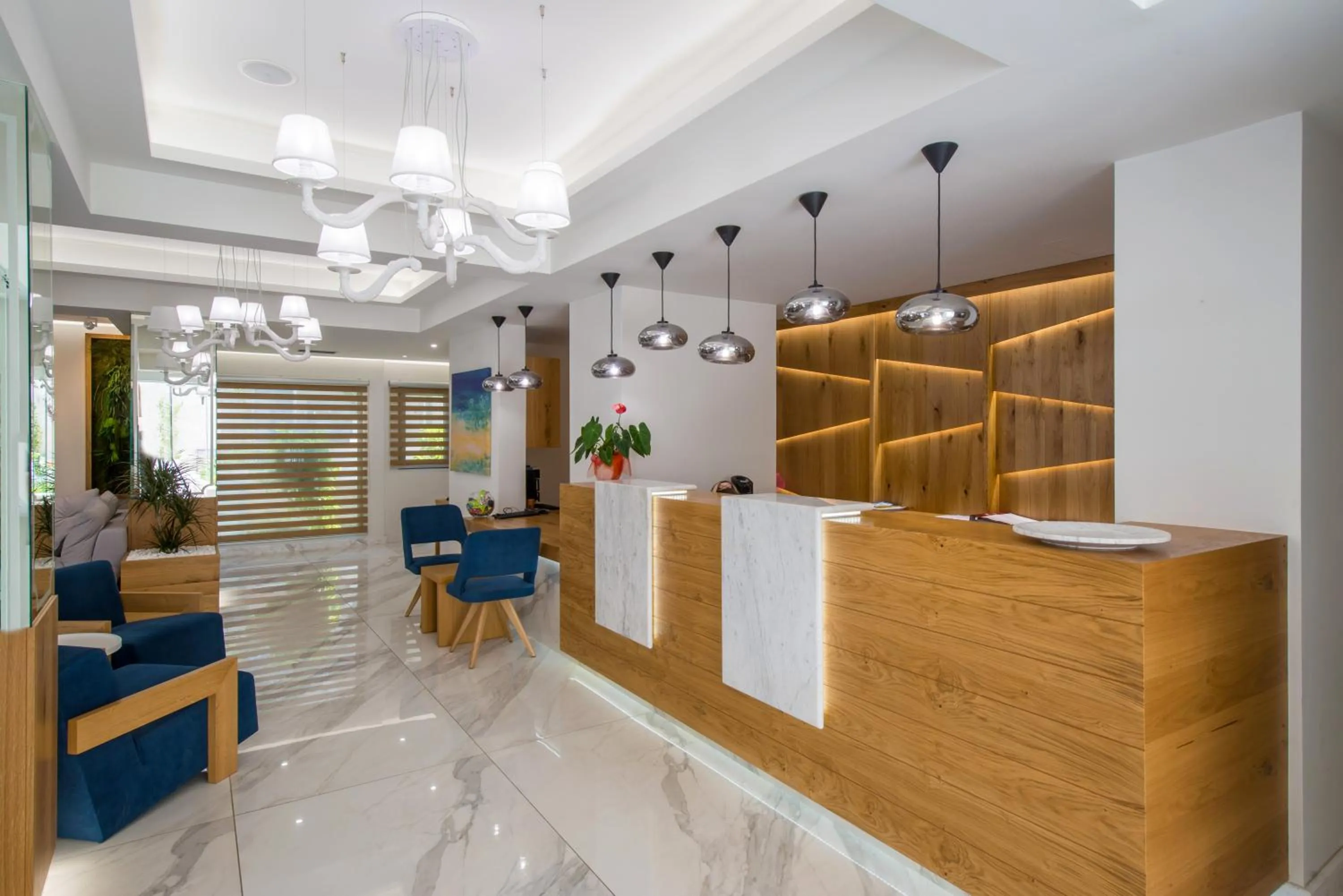 Lobby or reception in Odyssia Beach Hotel