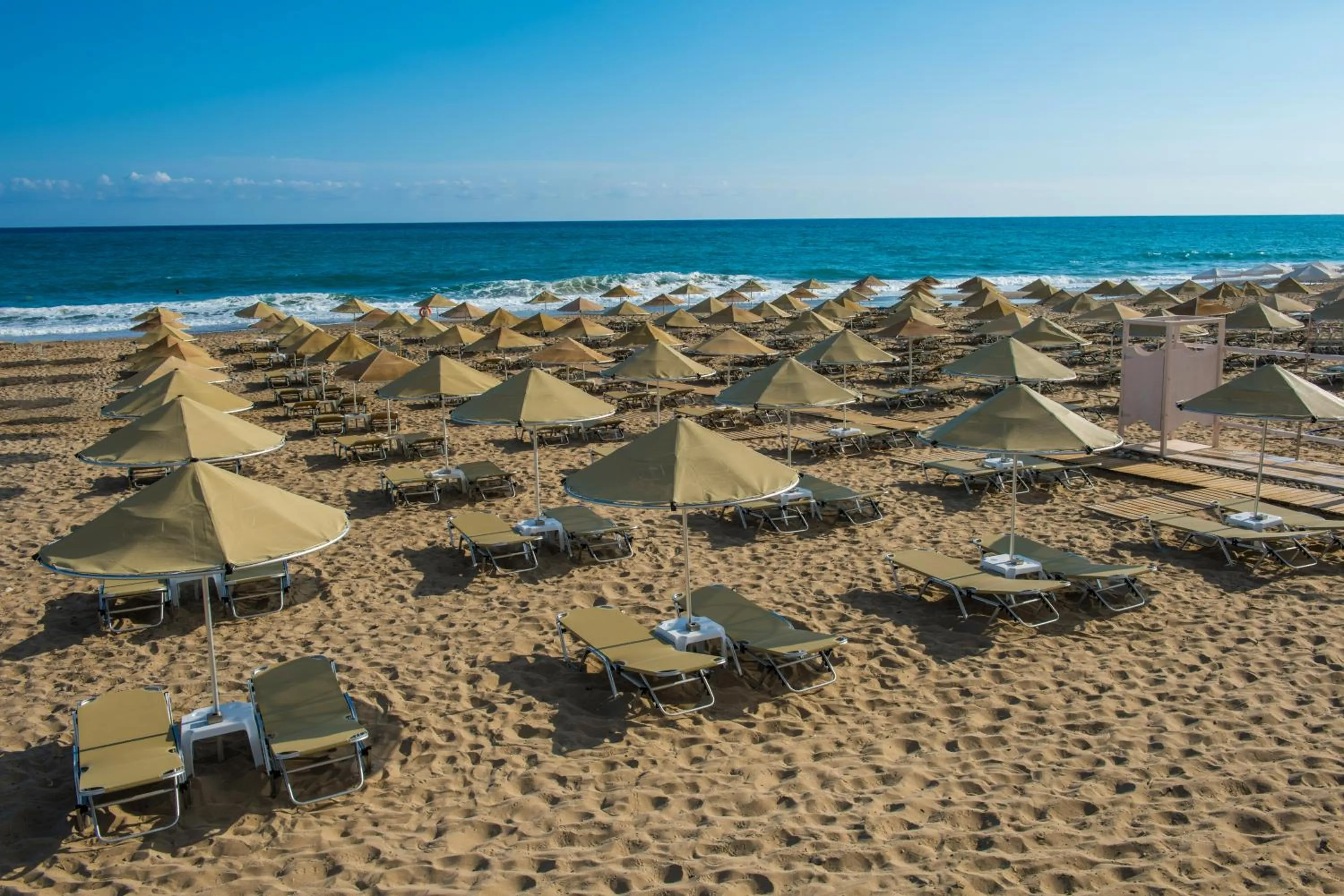 Beach in Odyssia Beach Hotel