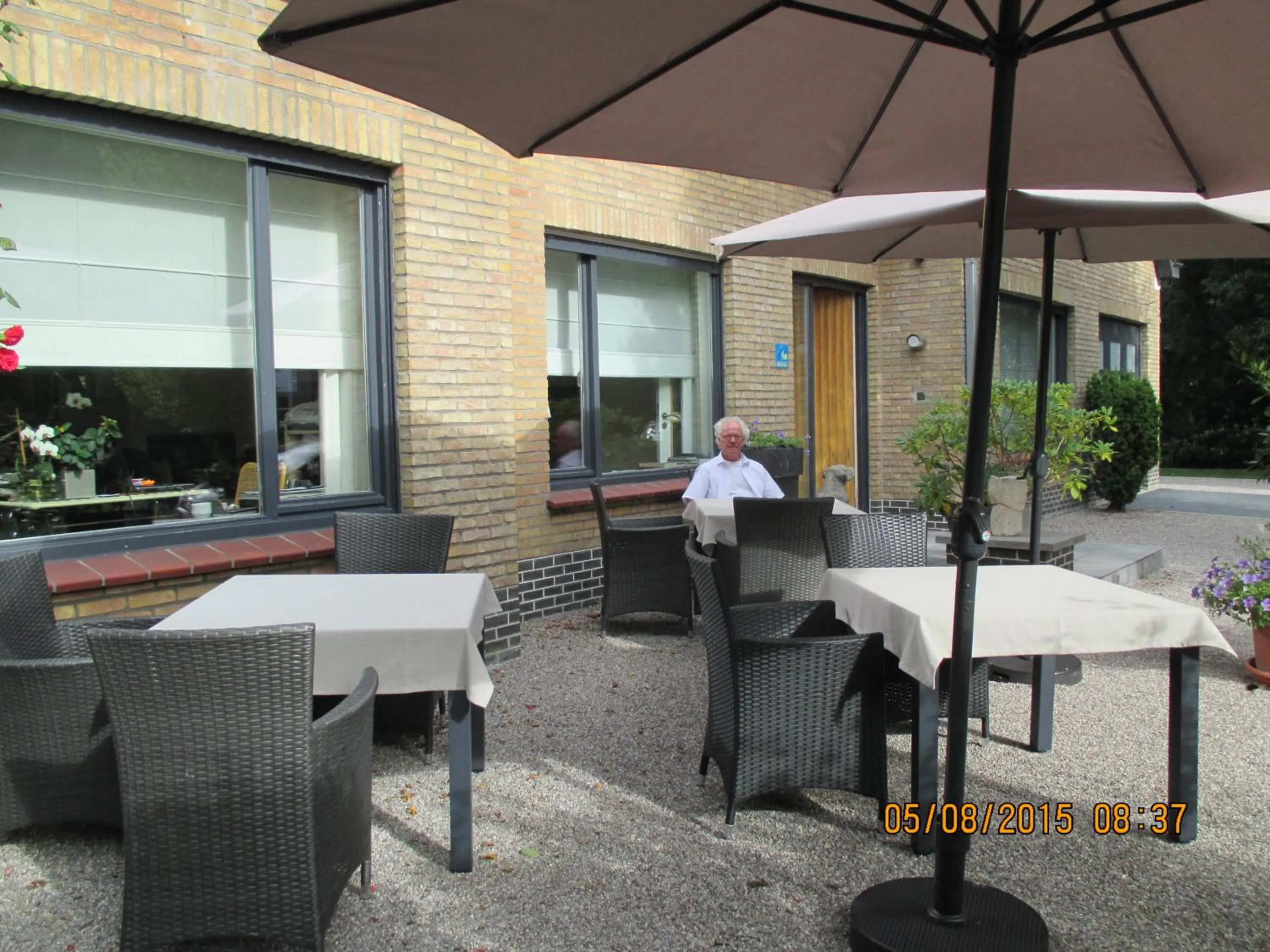 Patio in B&B Roseland