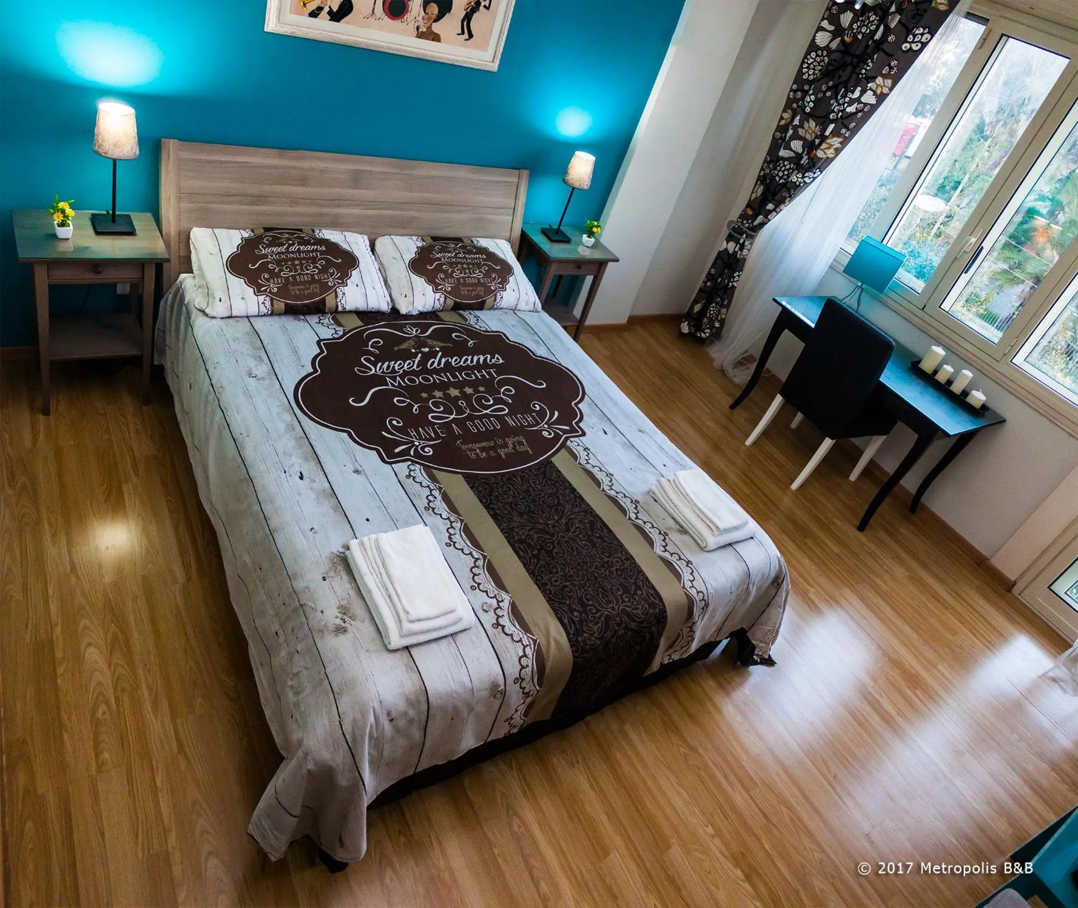 Bed in Metropolis B&B