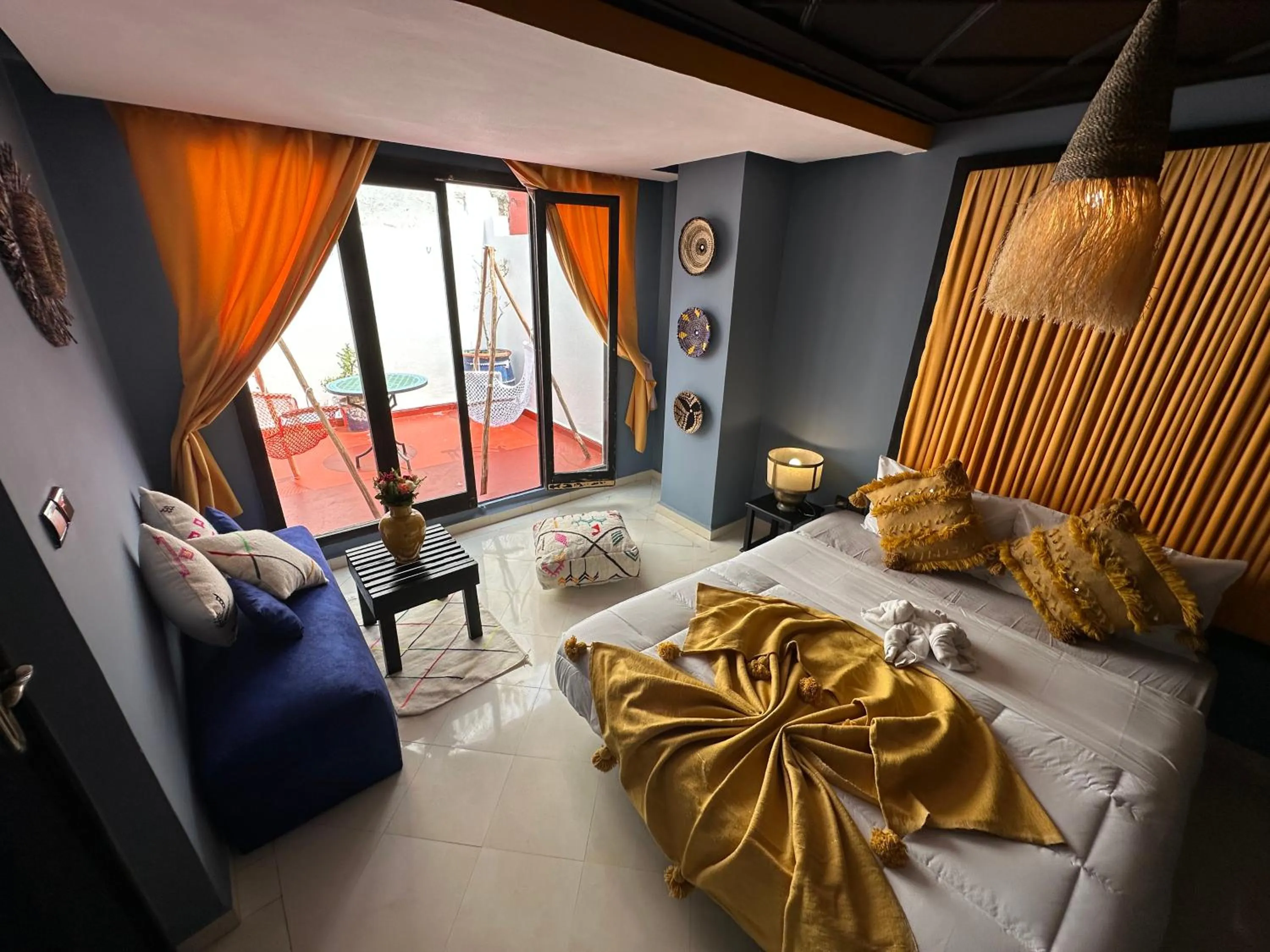 Bedroom, Bed in Riad 7 Pierres