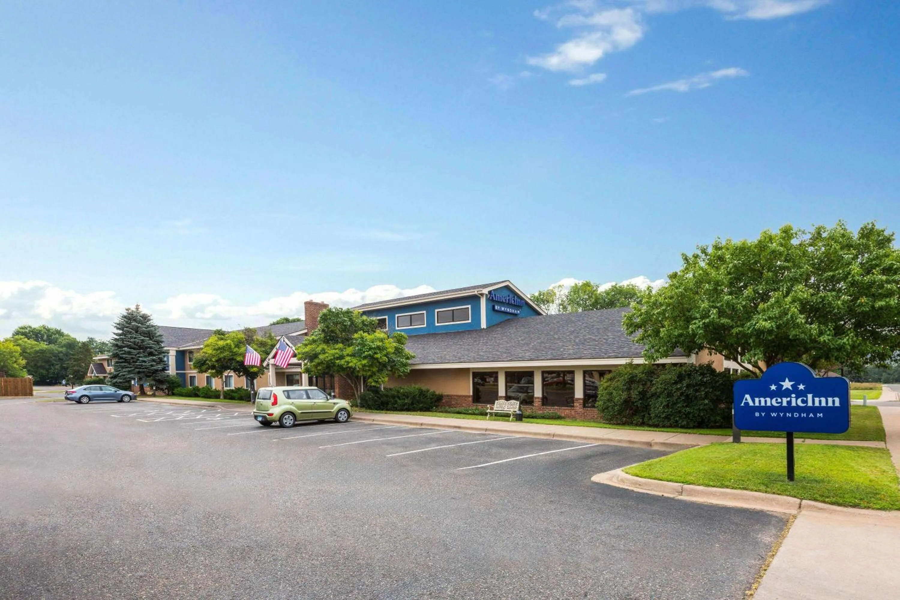 Property building in AmericInn by Wyndham North Branch