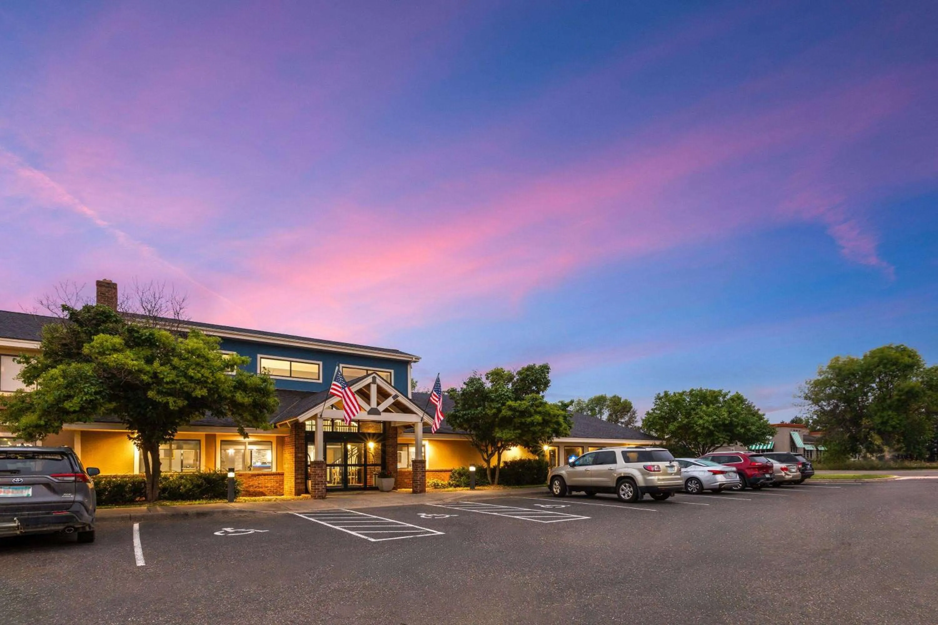 Property building in AmericInn by Wyndham North Branch