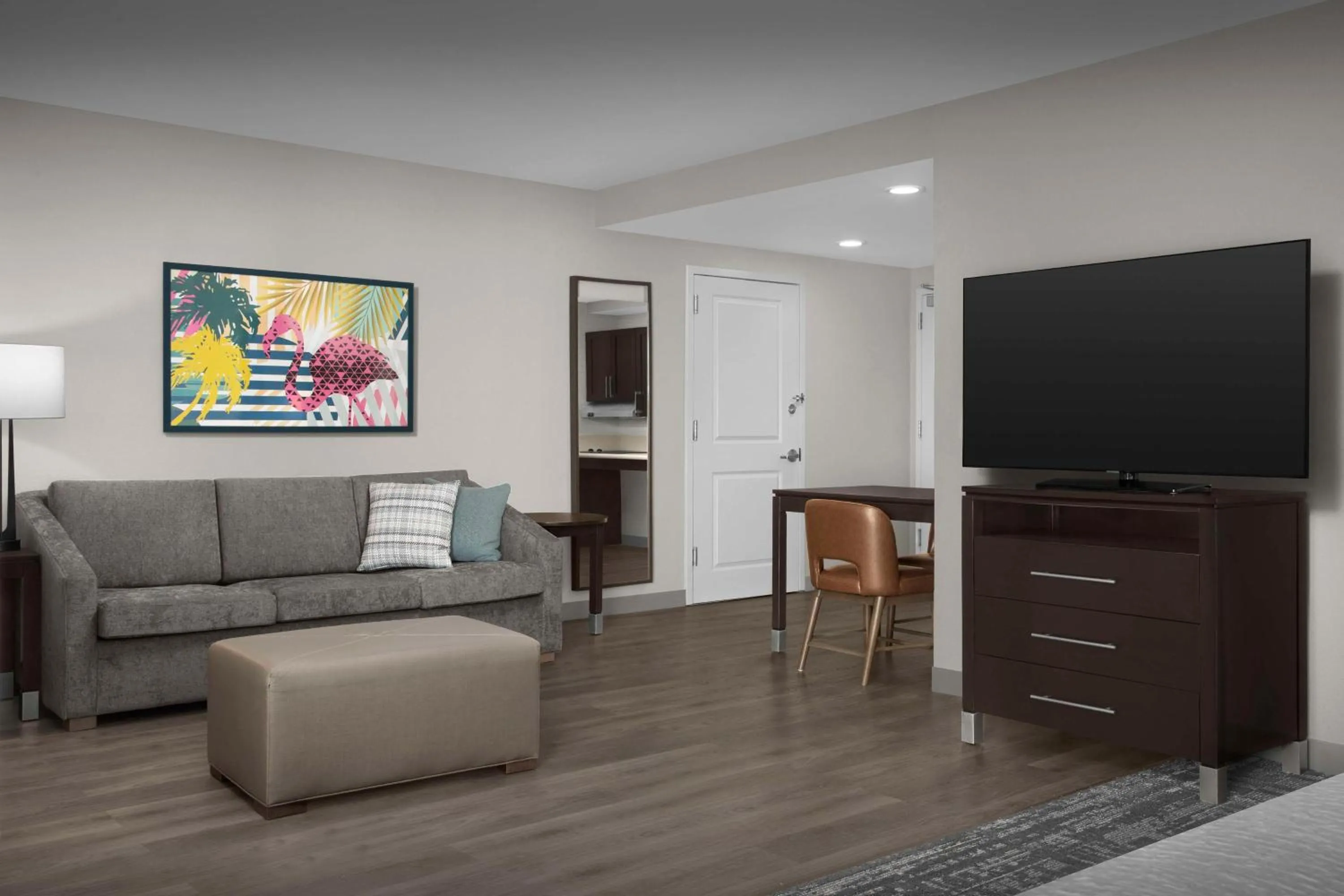 TV and multimedia in Homewood Suites by Hilton Orlando Airport