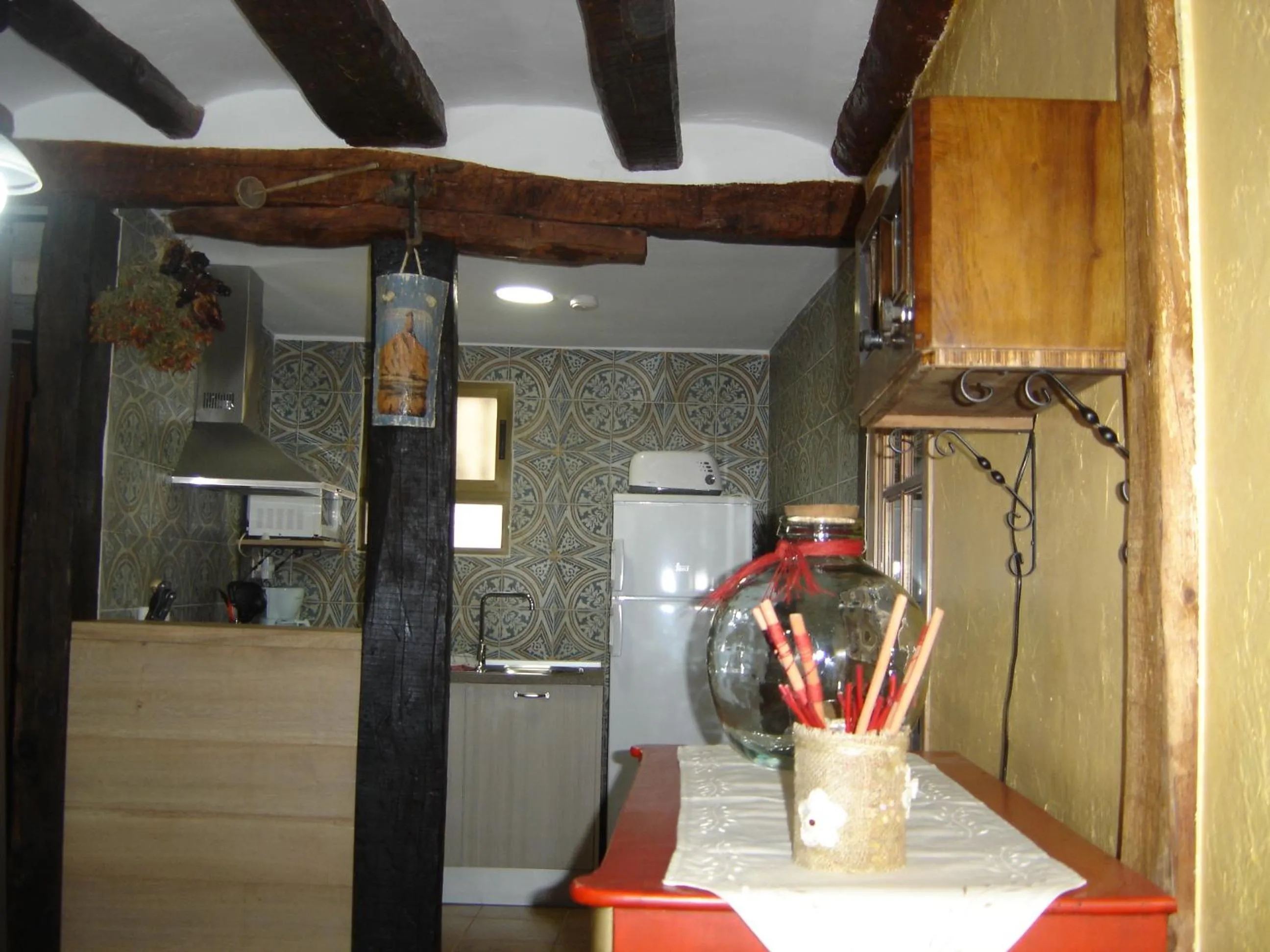 Communal lounge/ TV room in Agroturismo "La Bardena Blanca II"