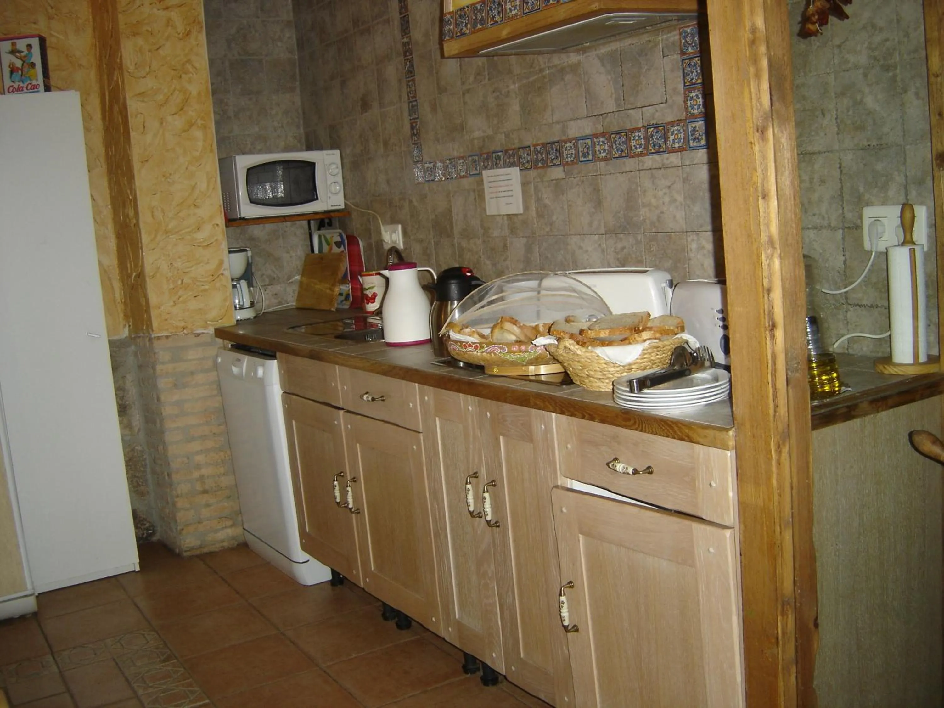 Kitchen or kitchenette in Agroturismo "La Bardena Blanca II"