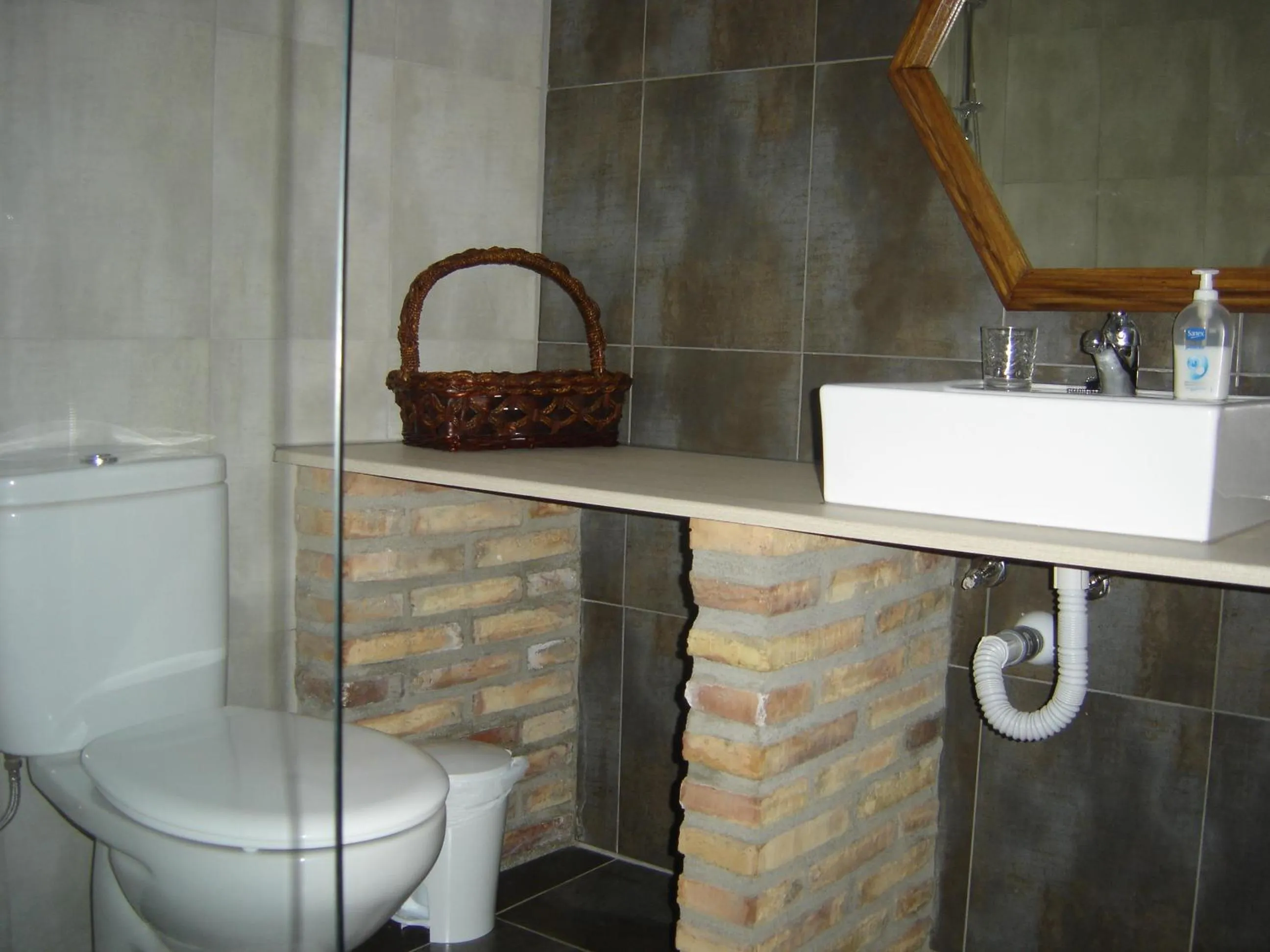 Toilet in Agroturismo "La Bardena Blanca II"