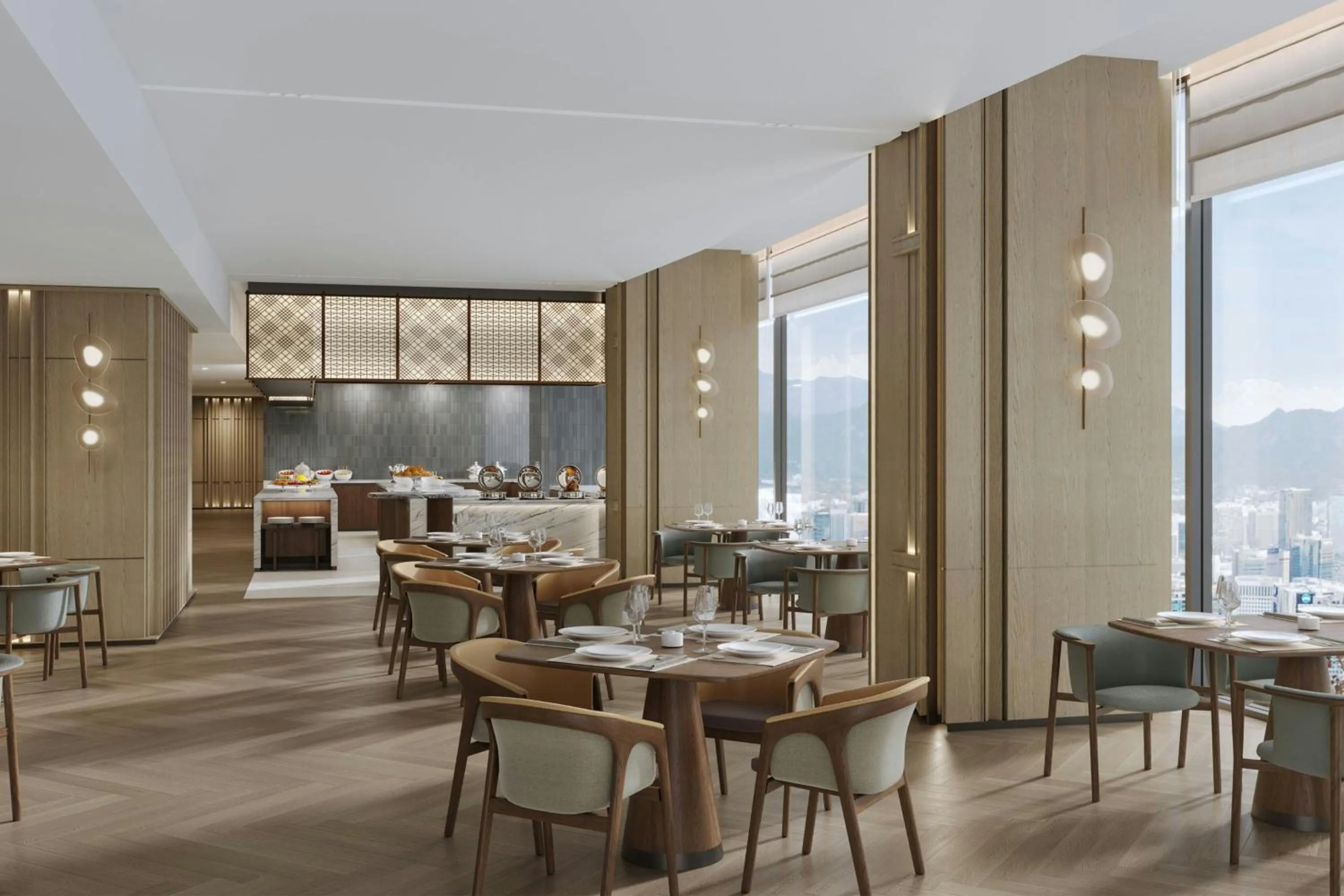 Restaurant/places to eat in Kobe Marriott Hotel