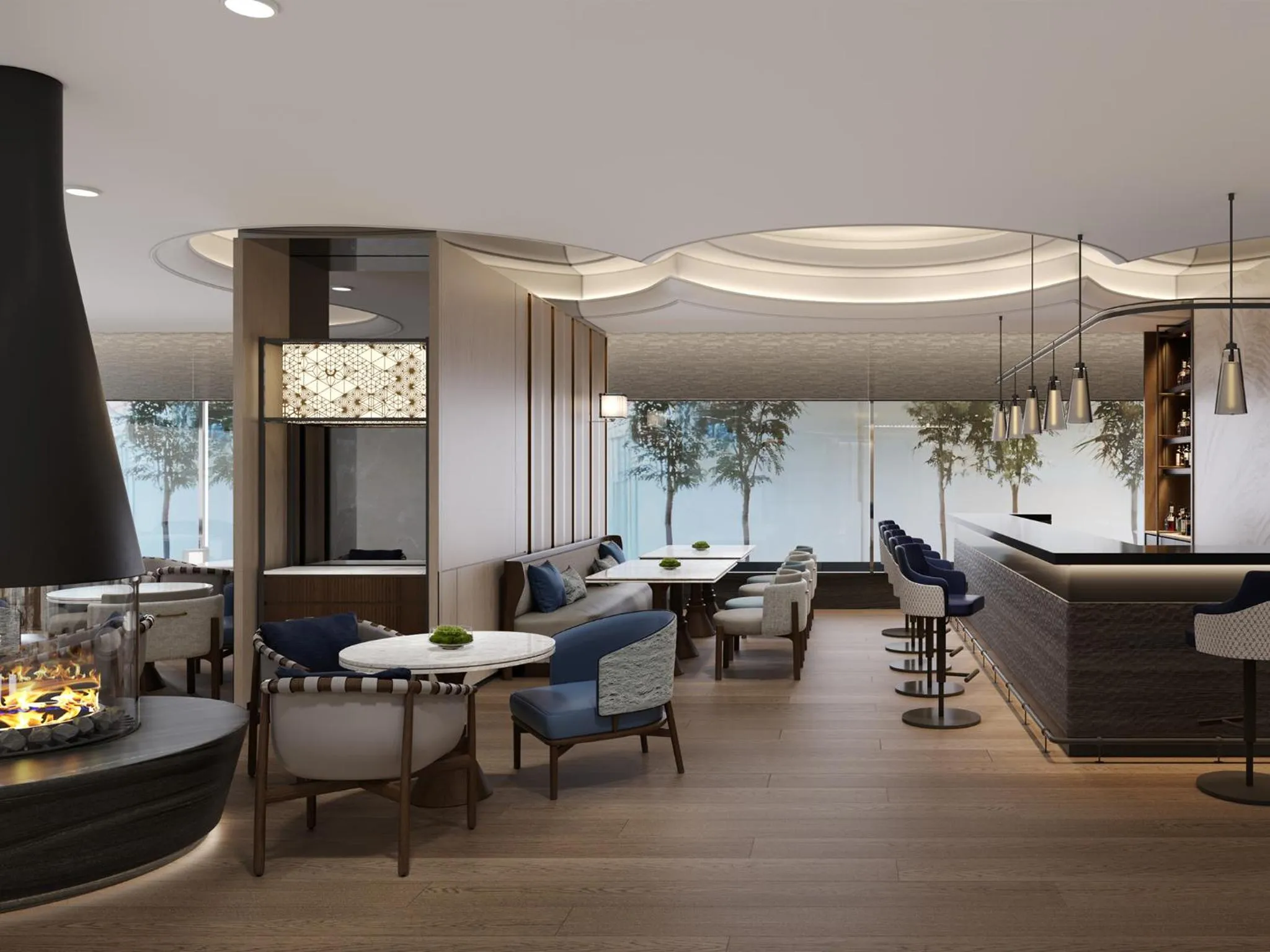 Restaurant/places to eat in Kobe Marriott Hotel