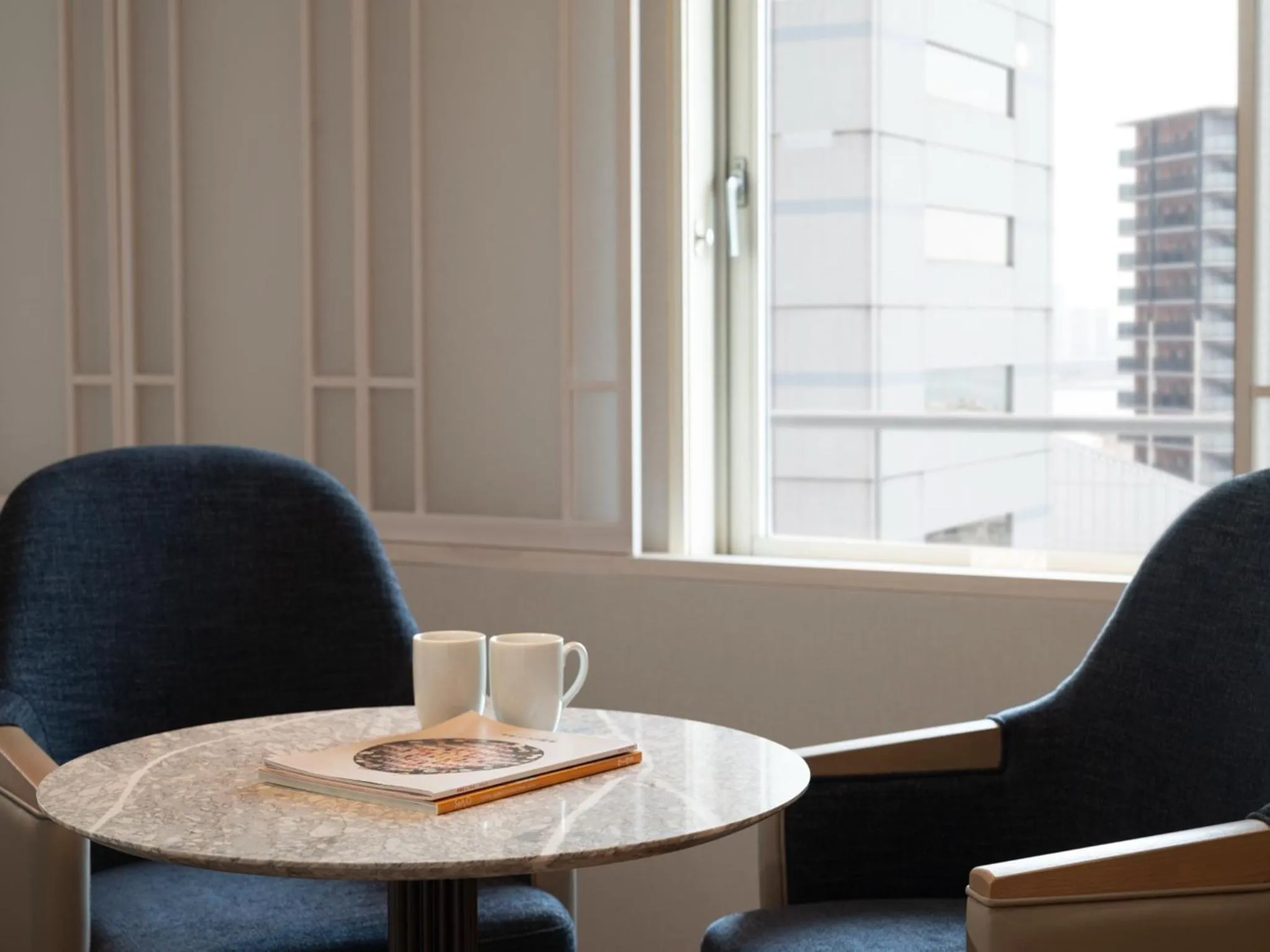 Seating area in Kobe Marriott Hotel