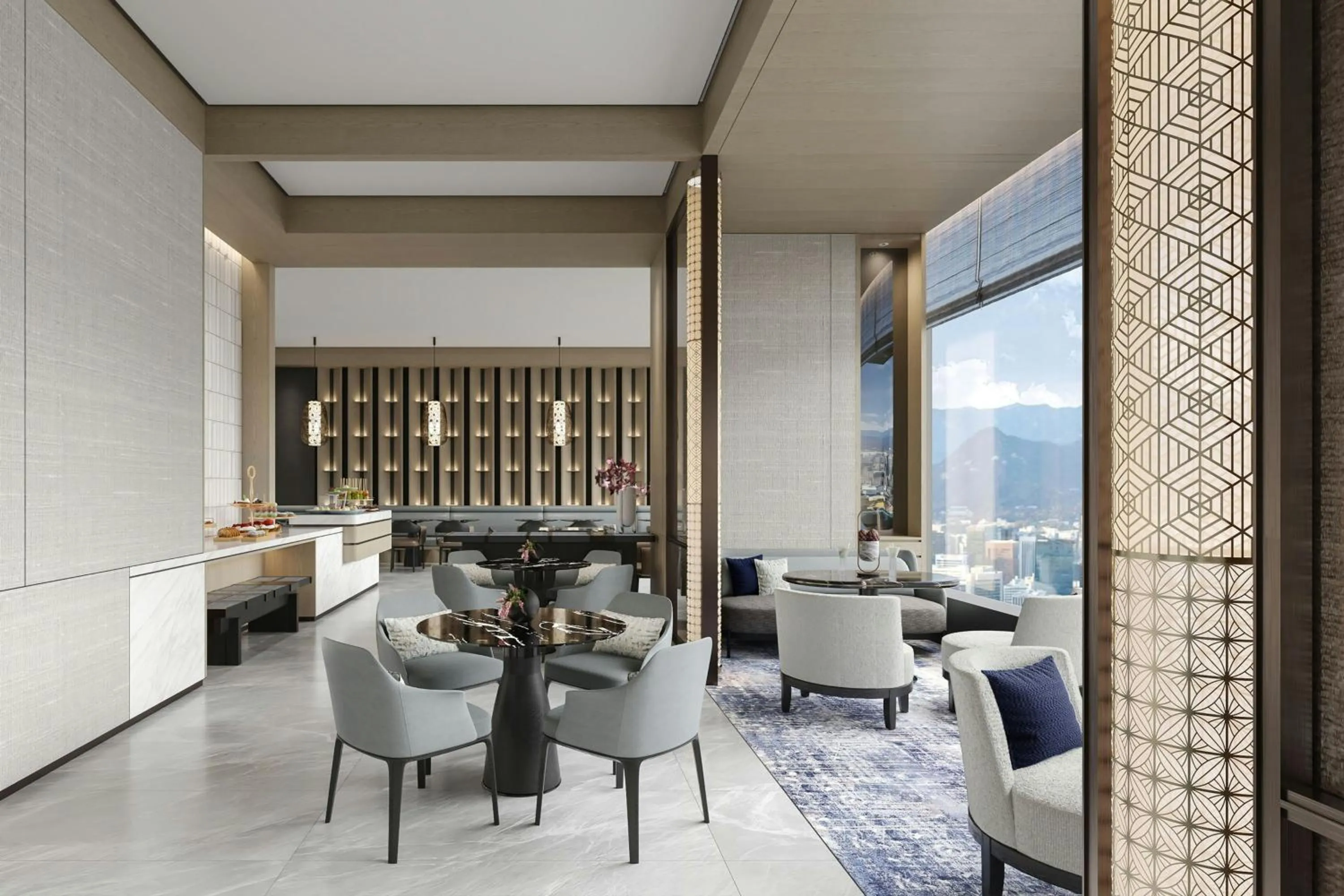 Lounge or bar in Kobe Marriott Hotel