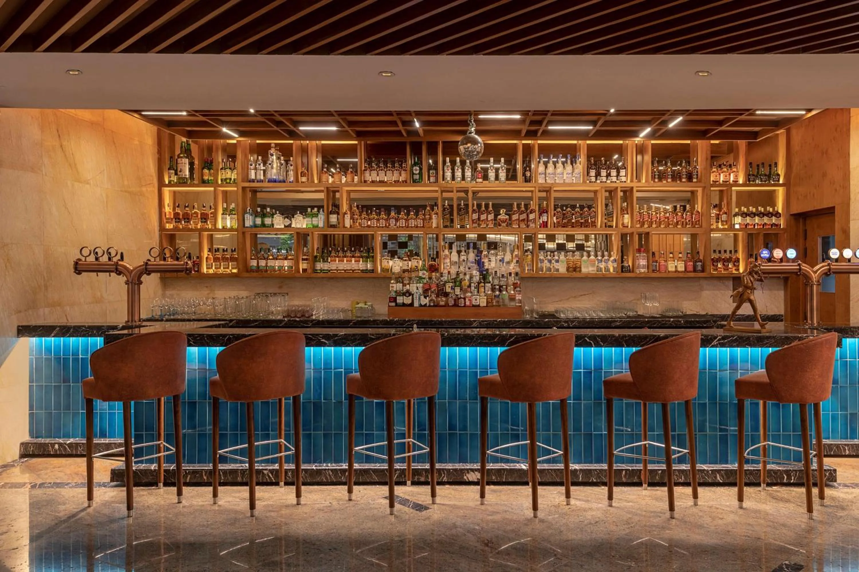 Lounge or bar in Radisson Blu Kaushambi Delhi NCR