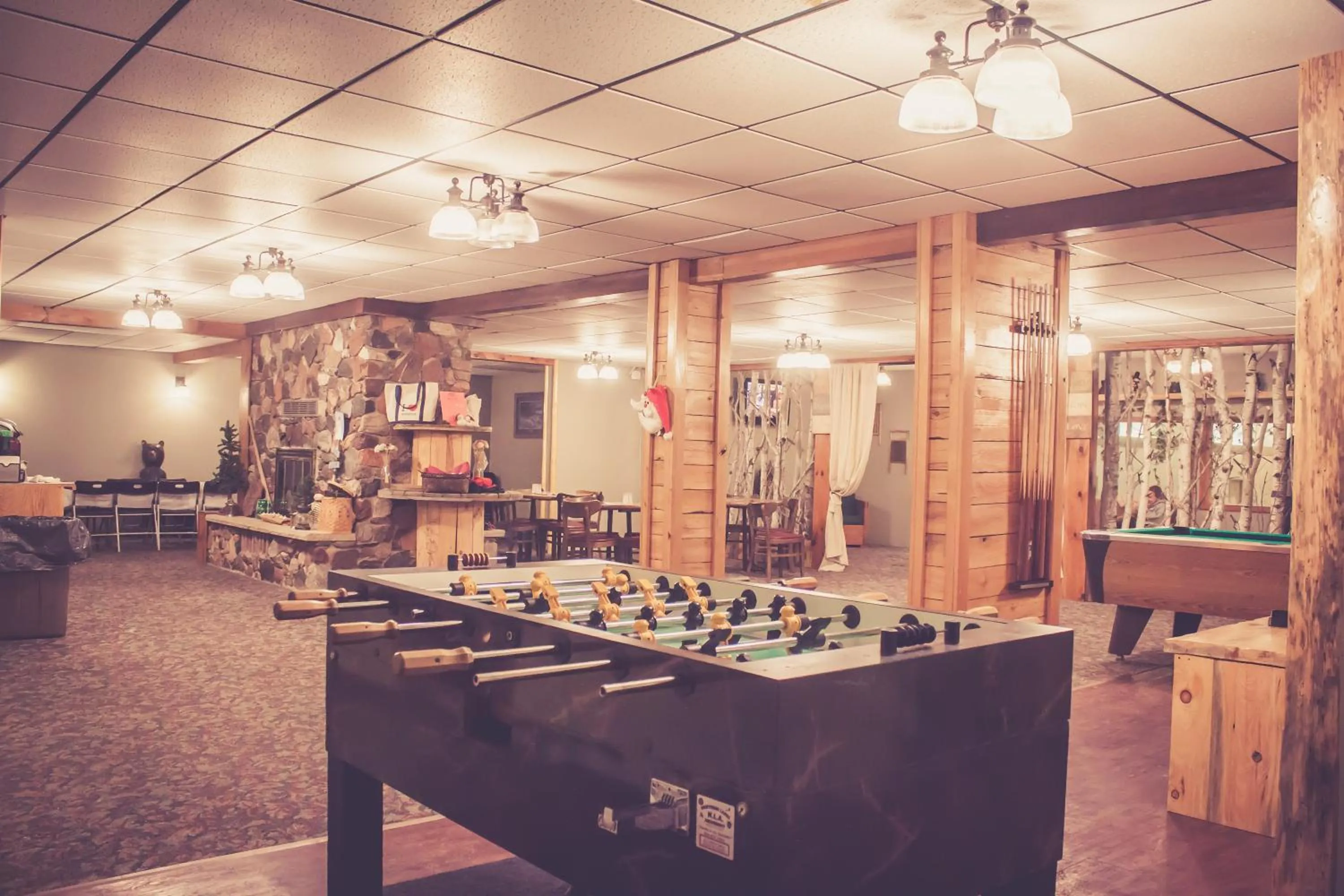 Communal lounge/ TV room in North Ironwood Acres - Black River Lodge