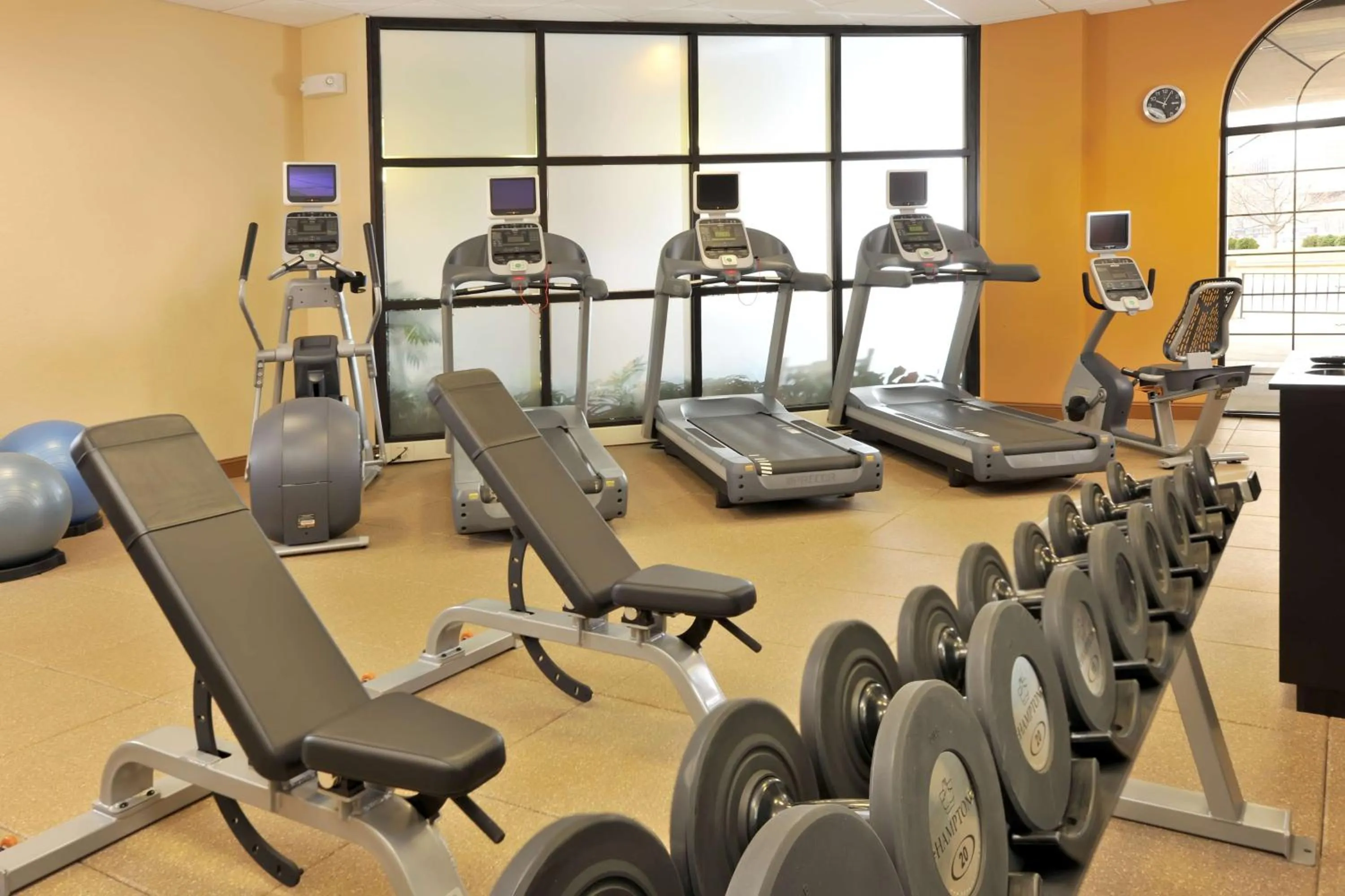 Fitness centre/facilities in Embassy Suites Des Moines Downtown