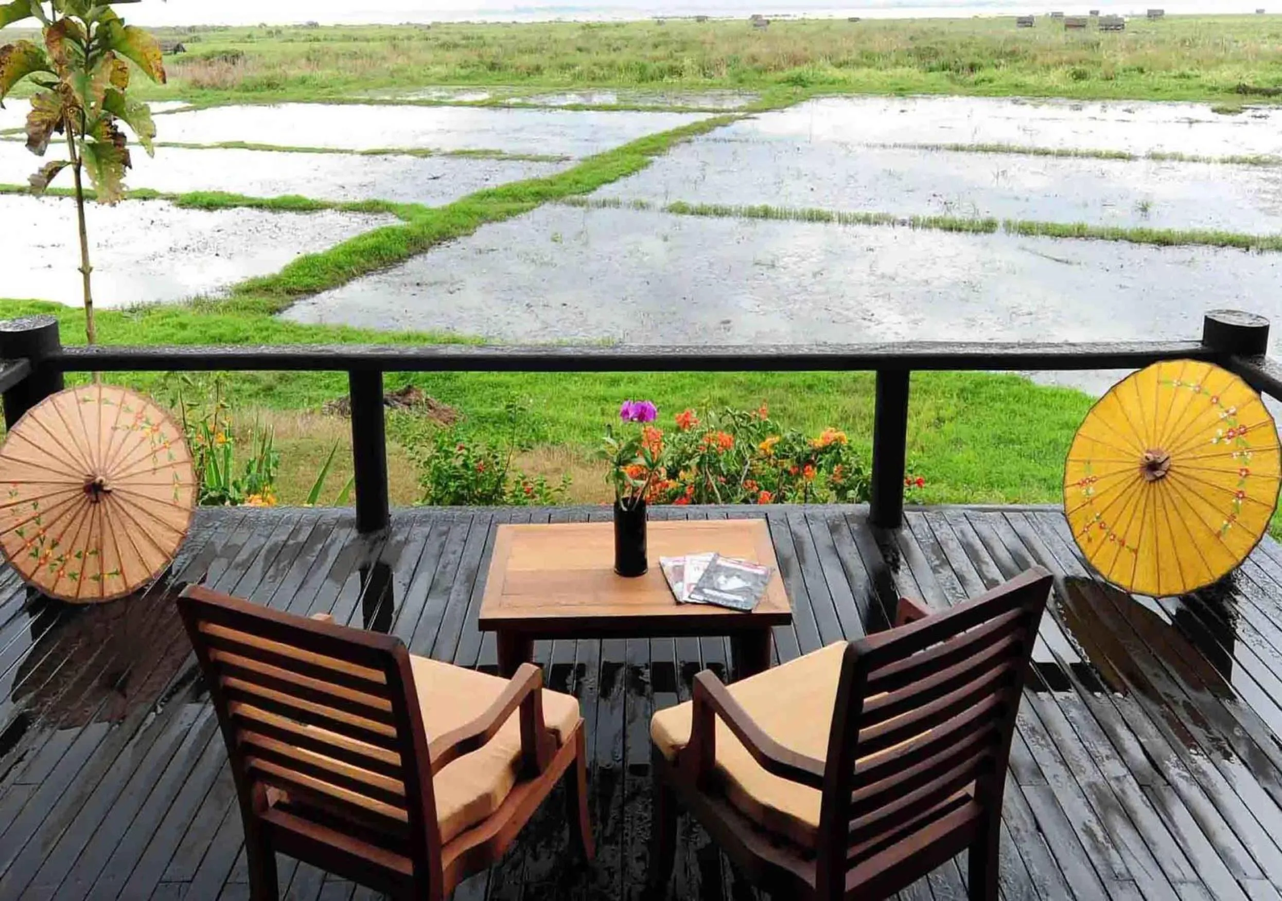 Balcony/Terrace in Villa Inle Boutique Resort