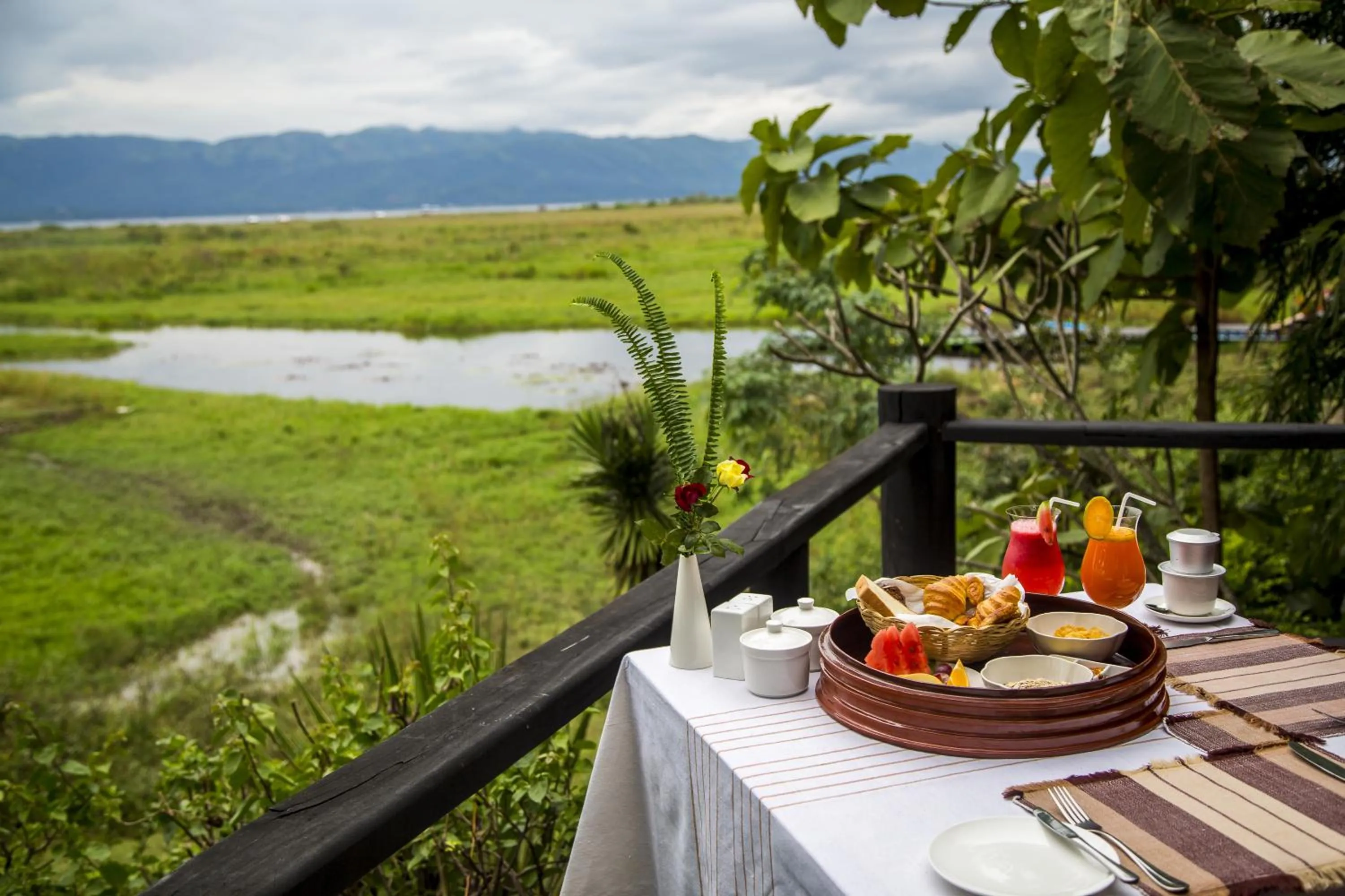 Food close-up in Villa Inle Boutique Resort