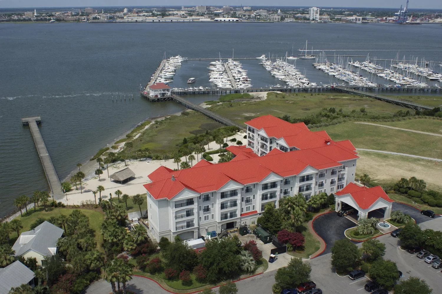 Facade/entrance in Harborside at Charleston Harbor Resort and Marina