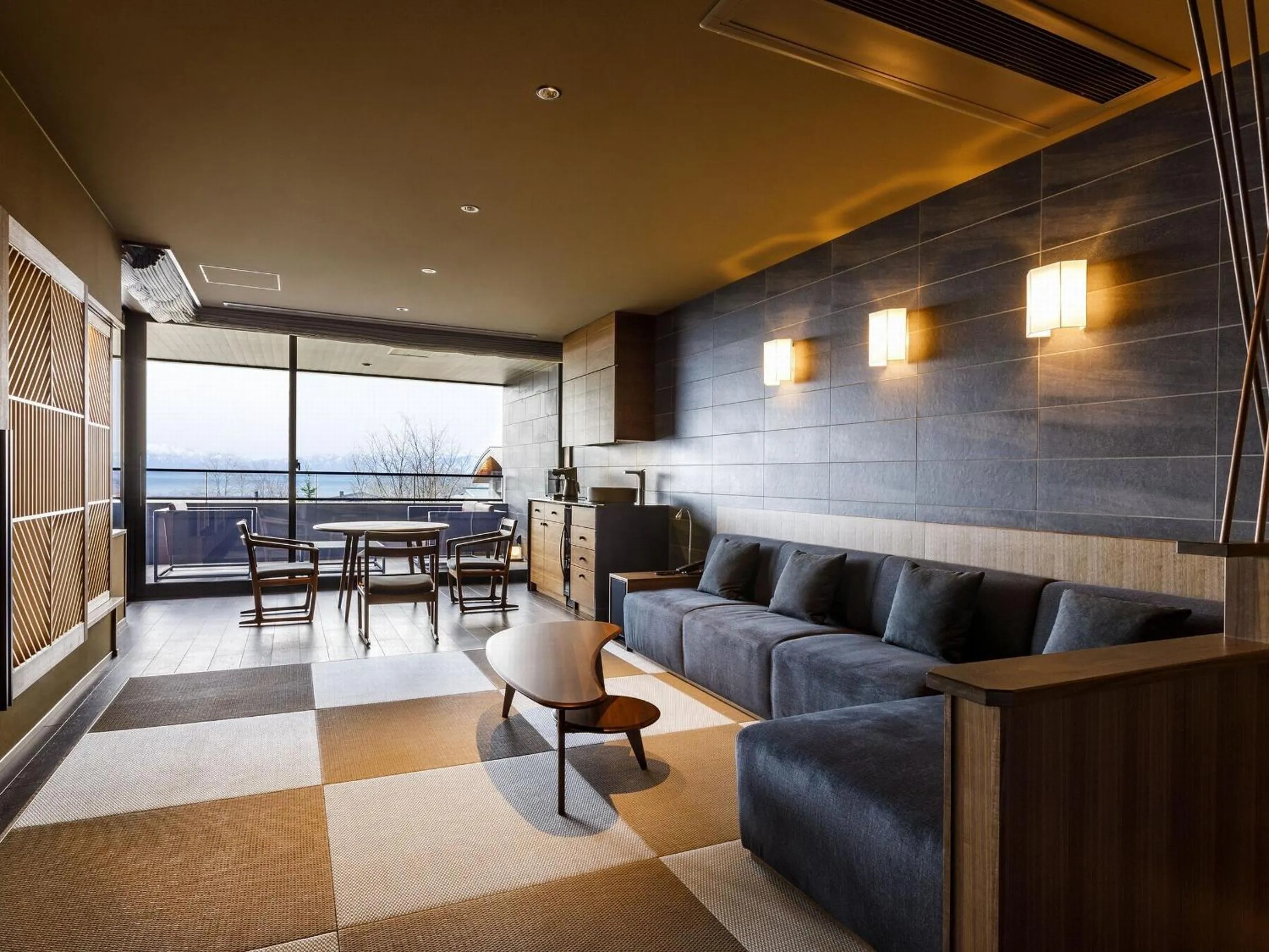 Photo of the whole room in Lake Shikotsu Tsuruga Bessou AO no ZA