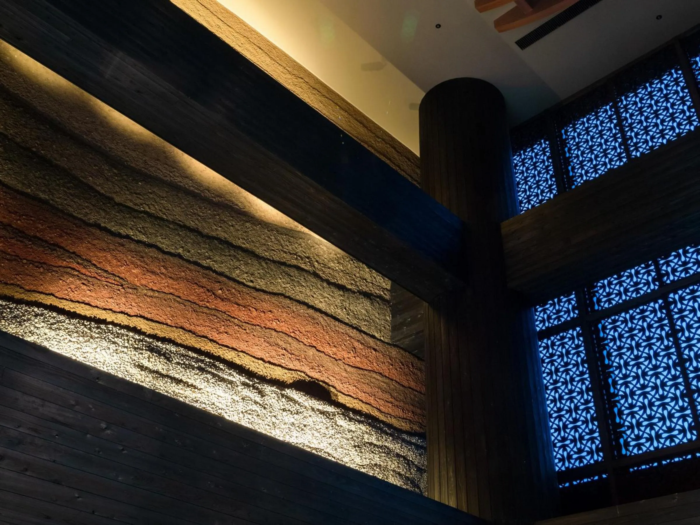 Decorative detail in Lake Shikotsu Tsuruga Bessou AO no ZA