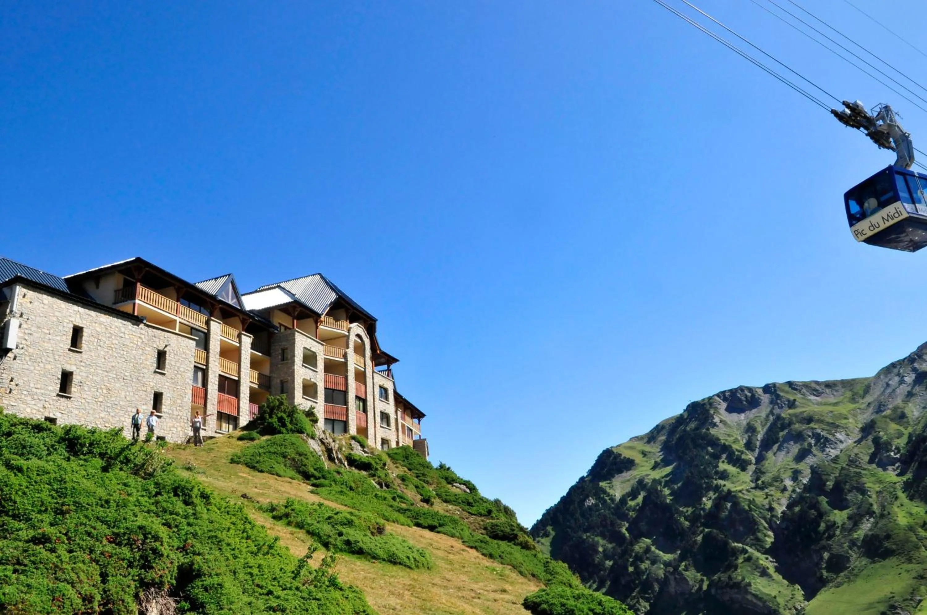Facade/entrance in Résidence Azureva La Mongie