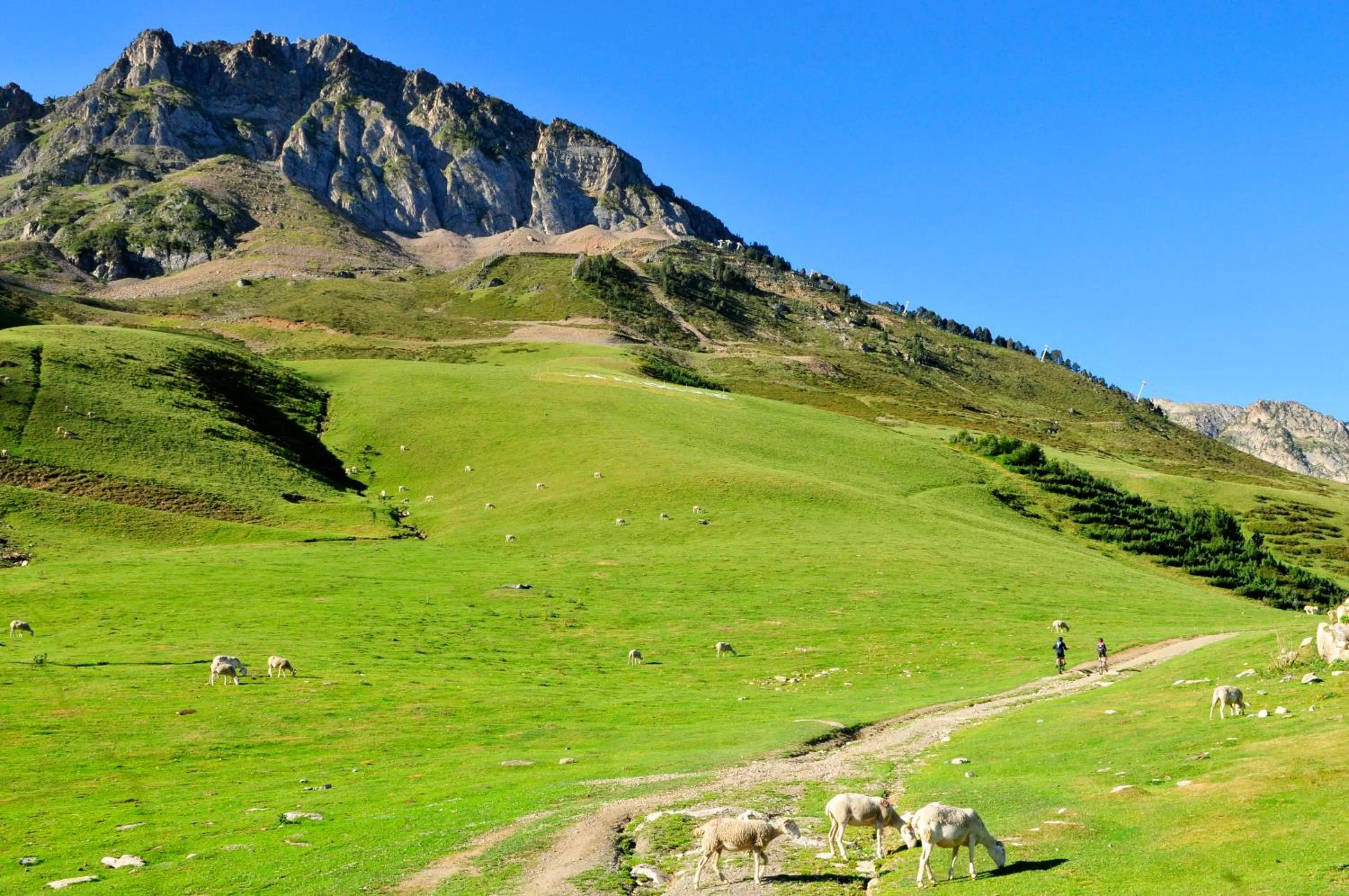 Natural landscape in Résidence Azureva La Mongie