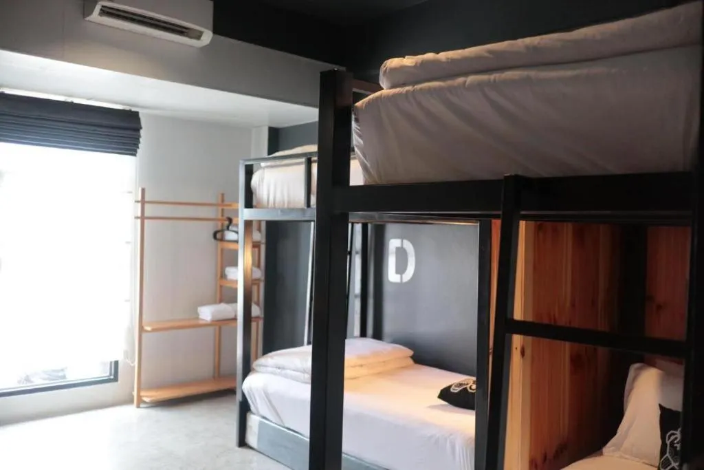 Bed in Blu Monkey Hotel Surat Thani