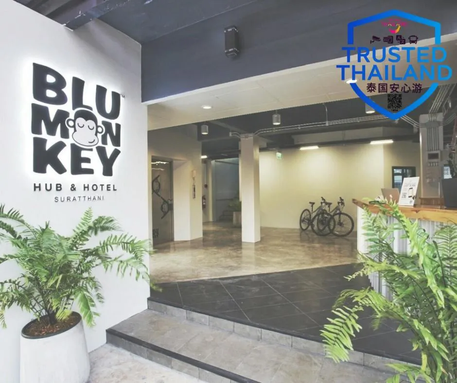 Logo/Certificate/Sign in Blu Monkey Hotel Surat Thani