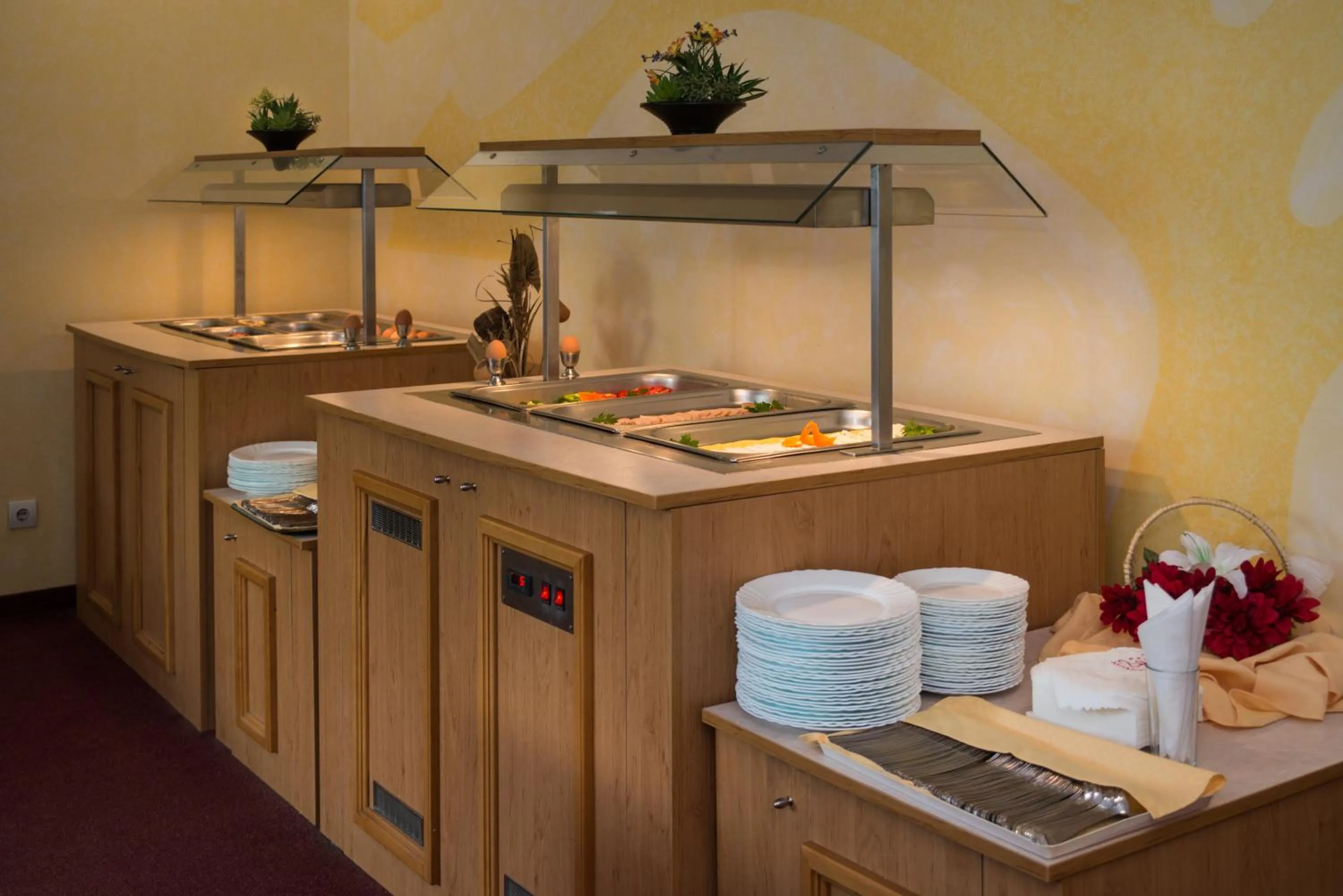 Buffet breakfast in Atlant Hotel