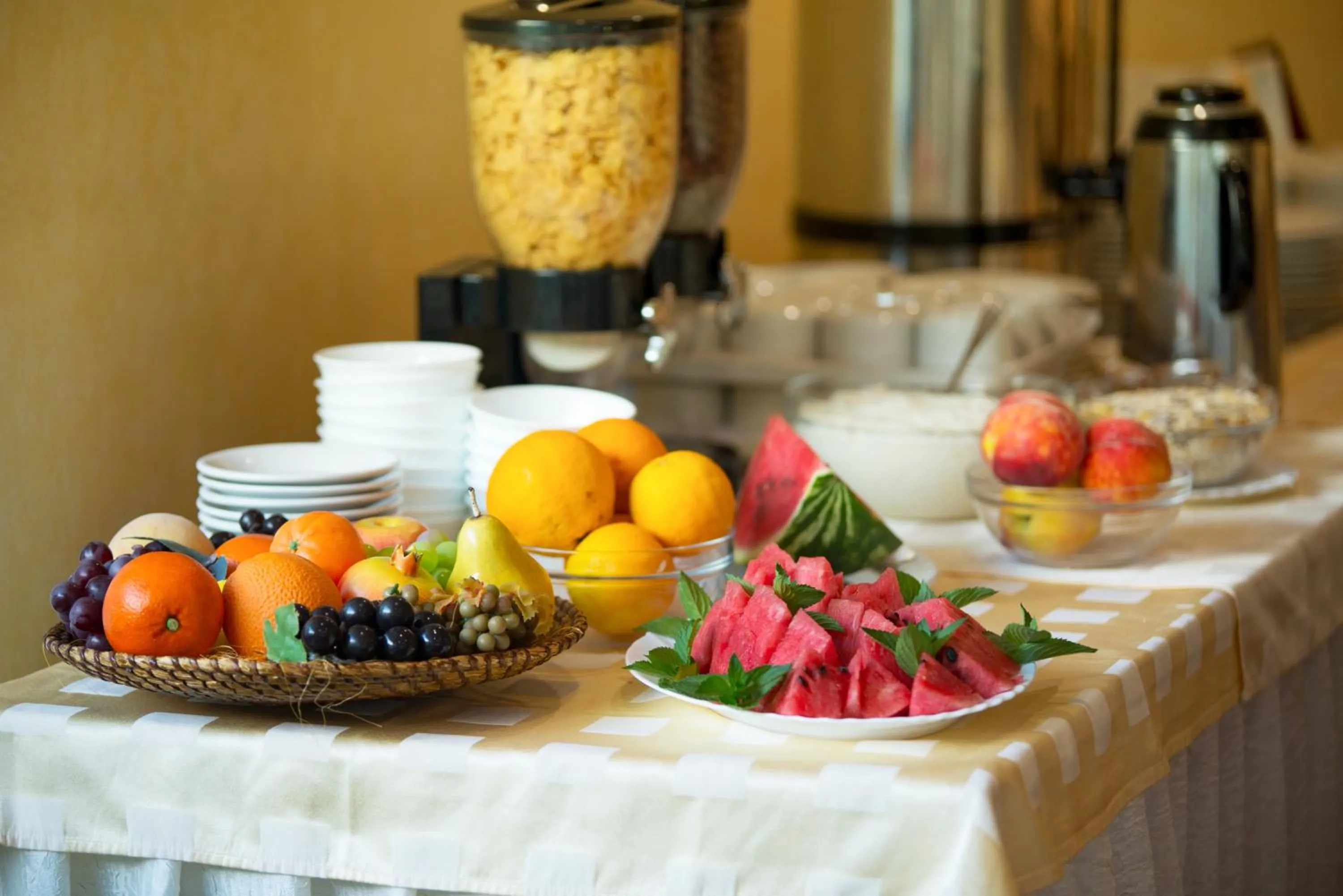 Buffet breakfast in Atlant Hotel