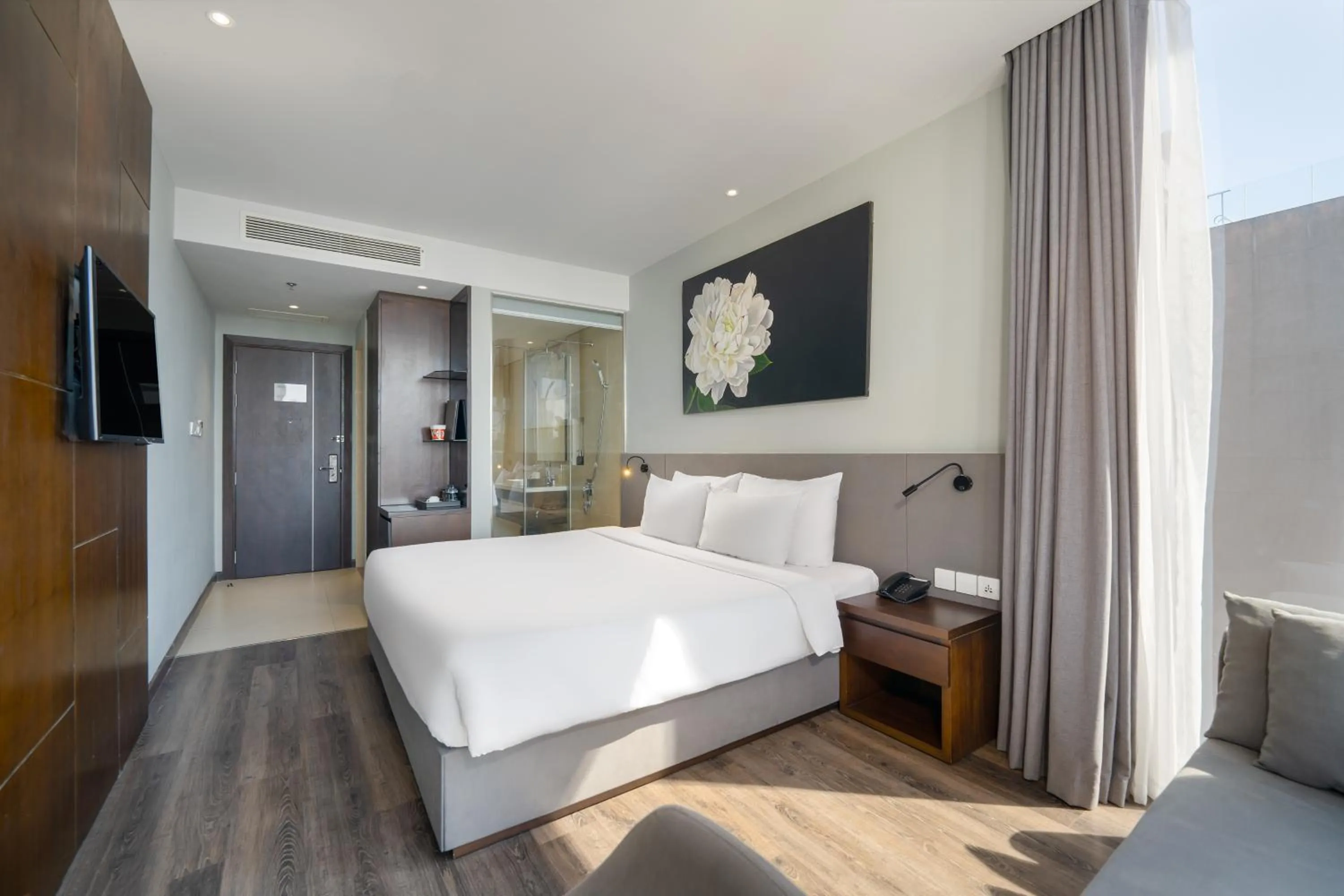 Bed in Everland Hotel