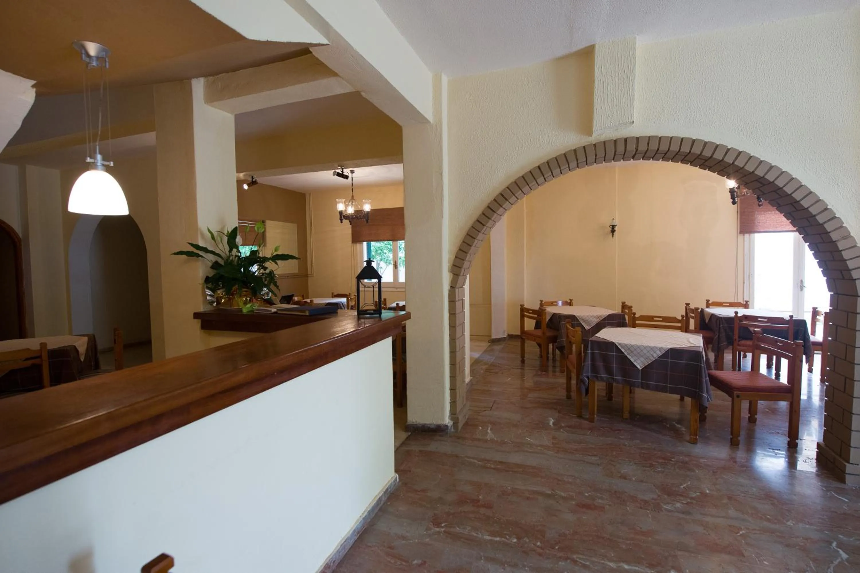 Lobby or reception in Marie Hotel