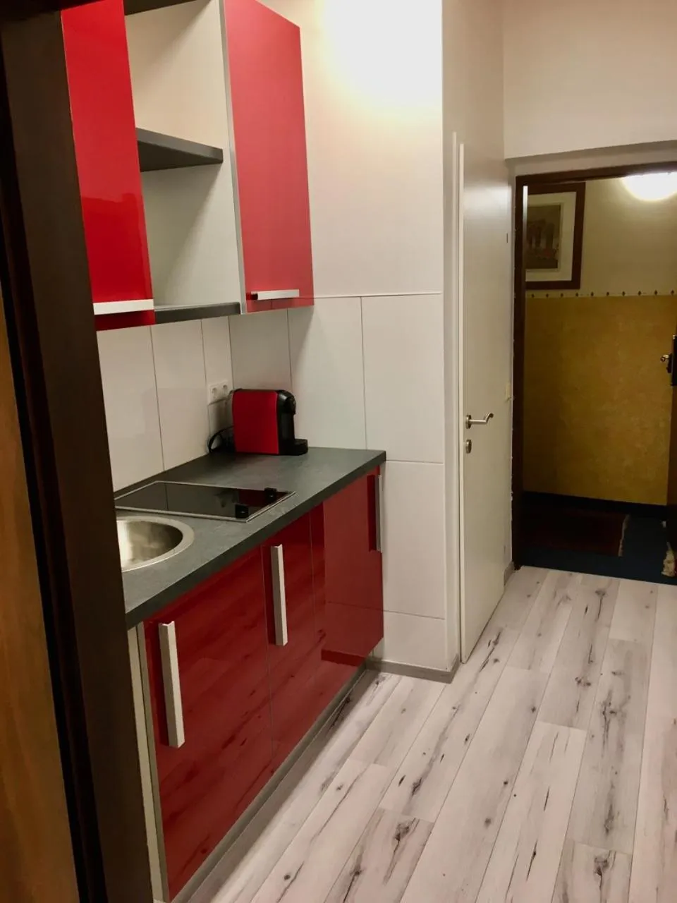 Kitchen or kitchenette in Cityhotel Ratheiser