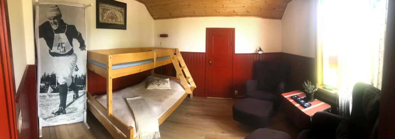 Bed in Prinsgården B&B rum stugor