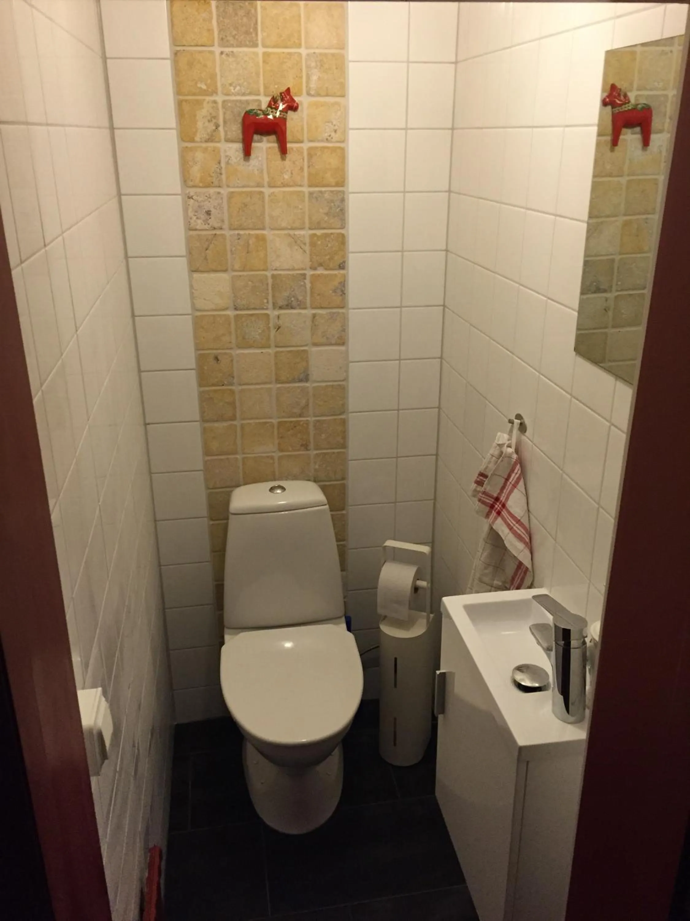 Toilet in Prinsgården B&B rum stugor