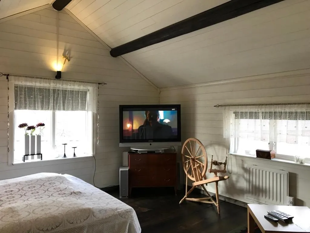 Bed in Prinsgården B&B rum stugor