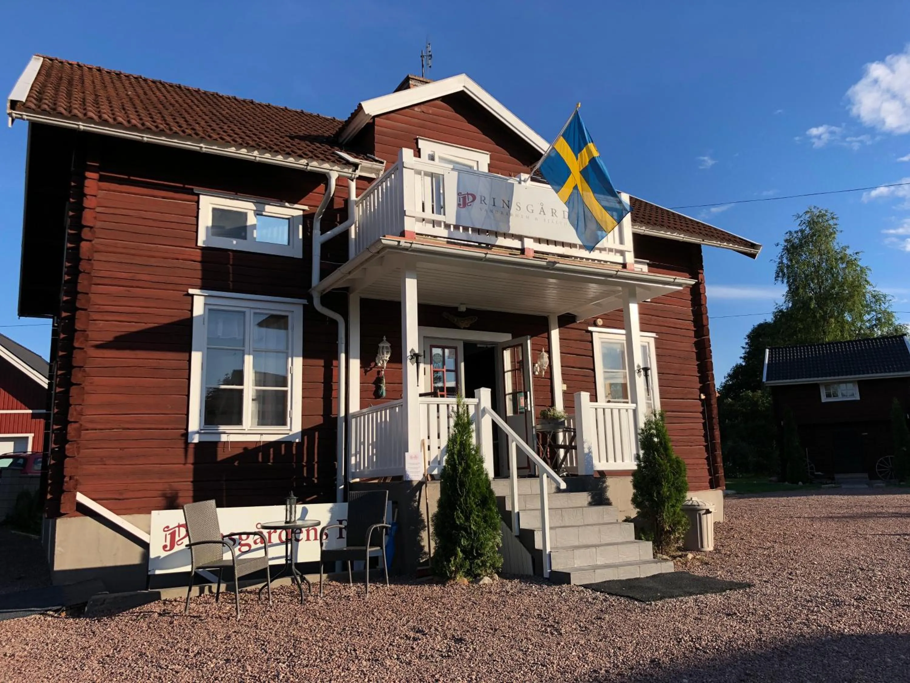 Facade/entrance in Prinsgården B&B rum stugor