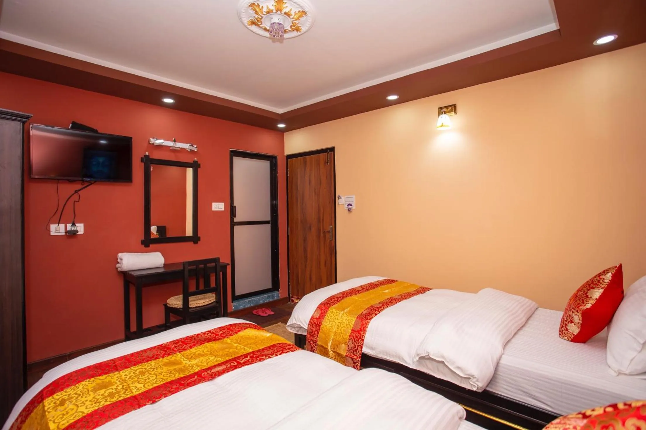 Bed in Gurung's Home