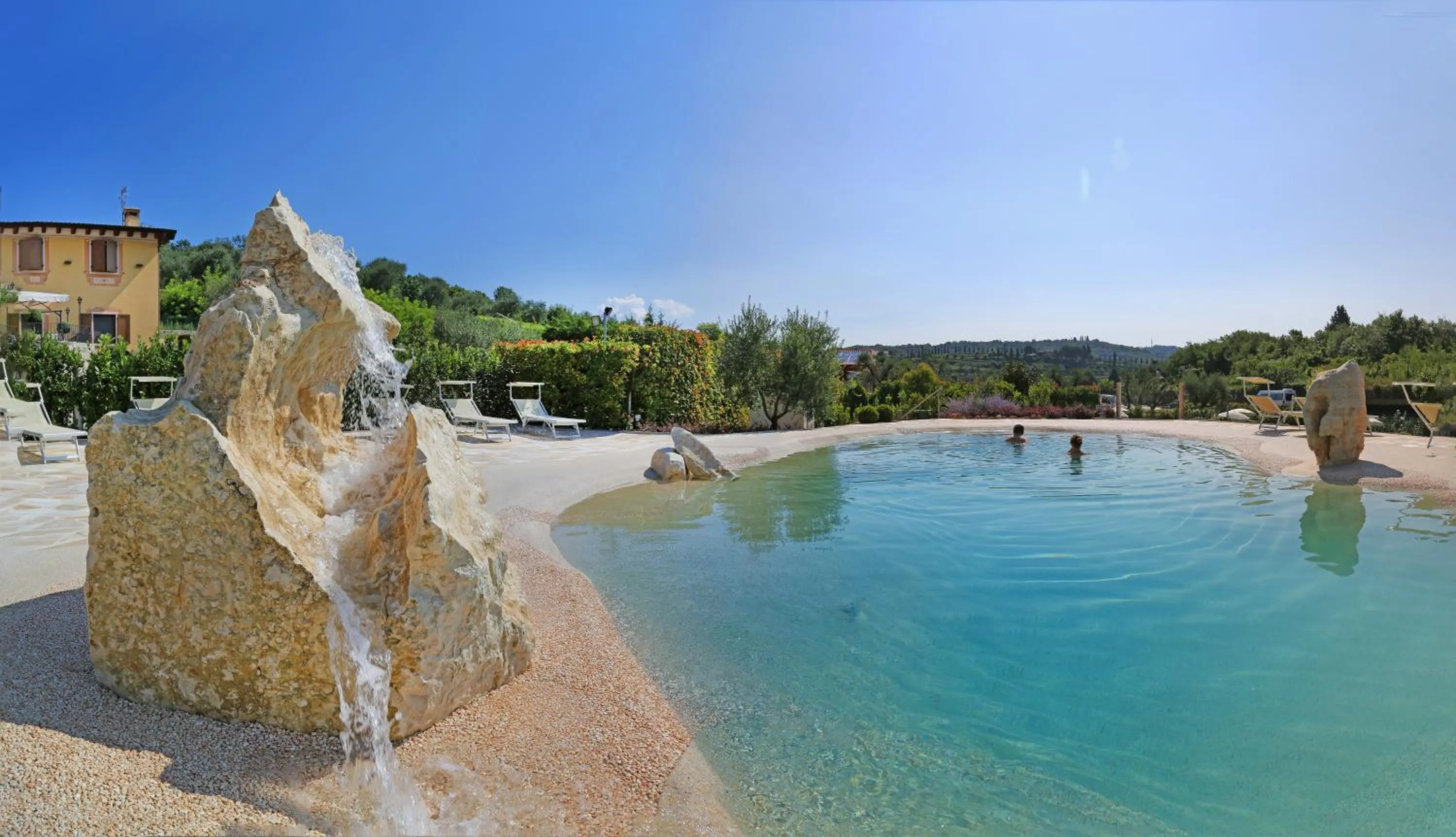 Pool view in La Zerla