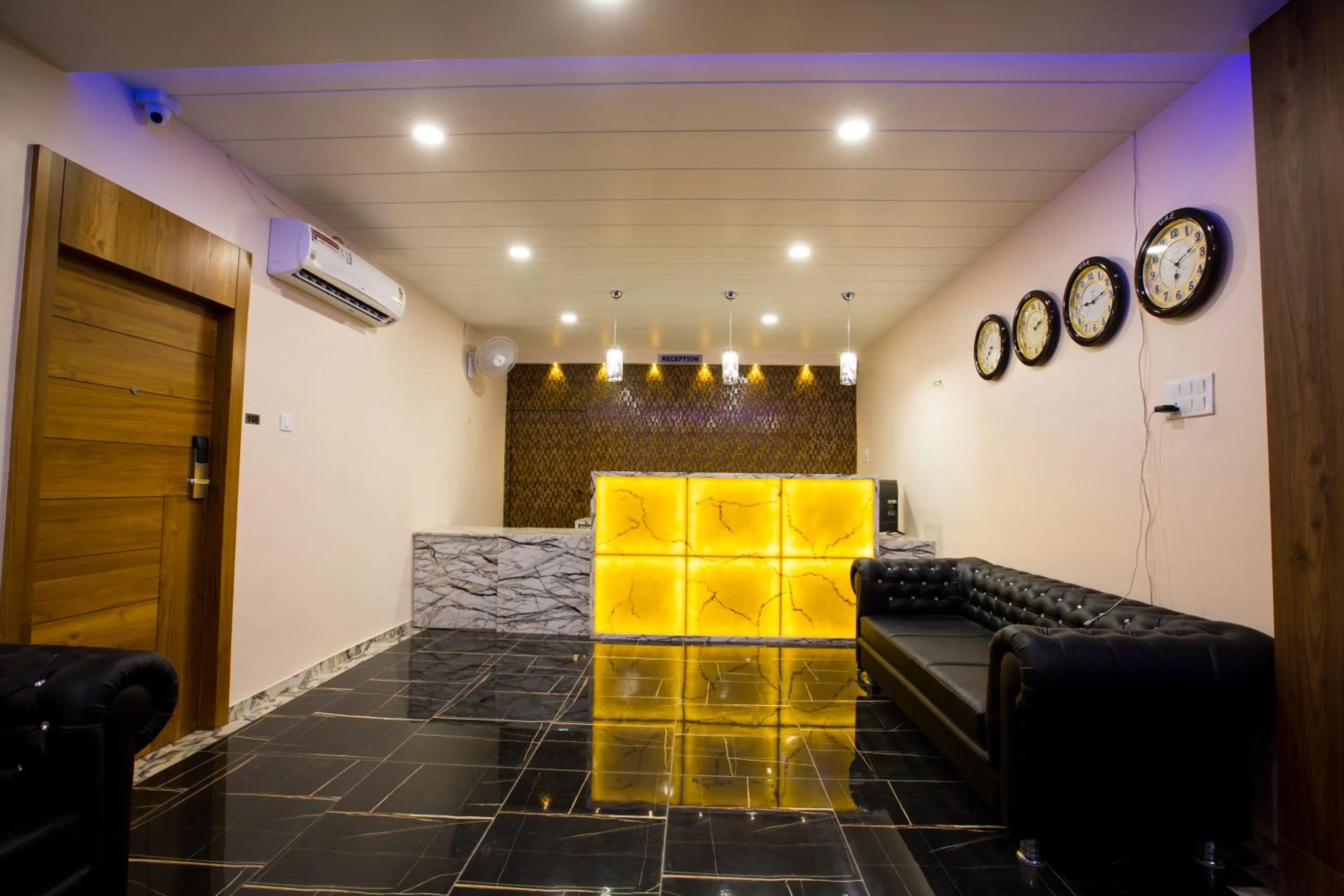 Lobby or reception in Hotel Balaji Palace