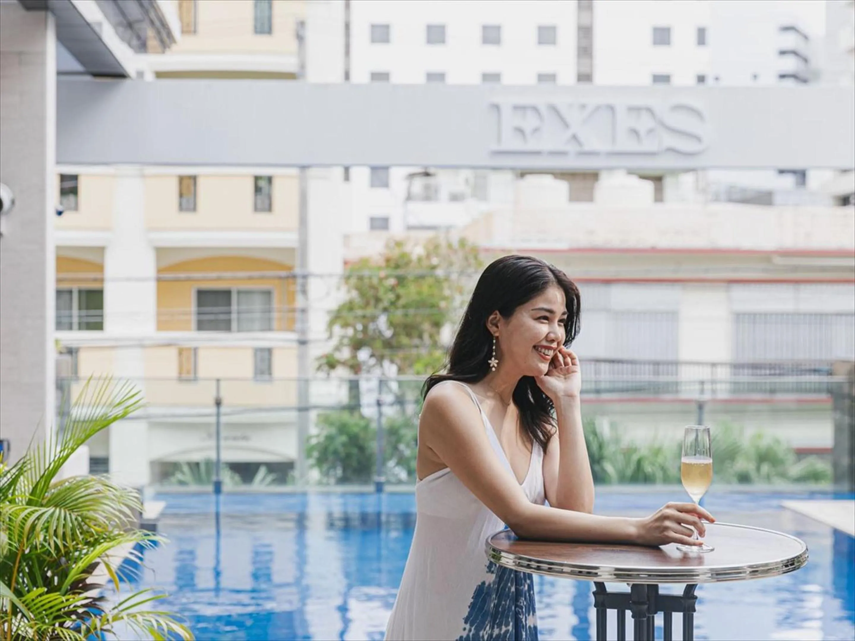 Swimming pool in Okinawa EXES Naha