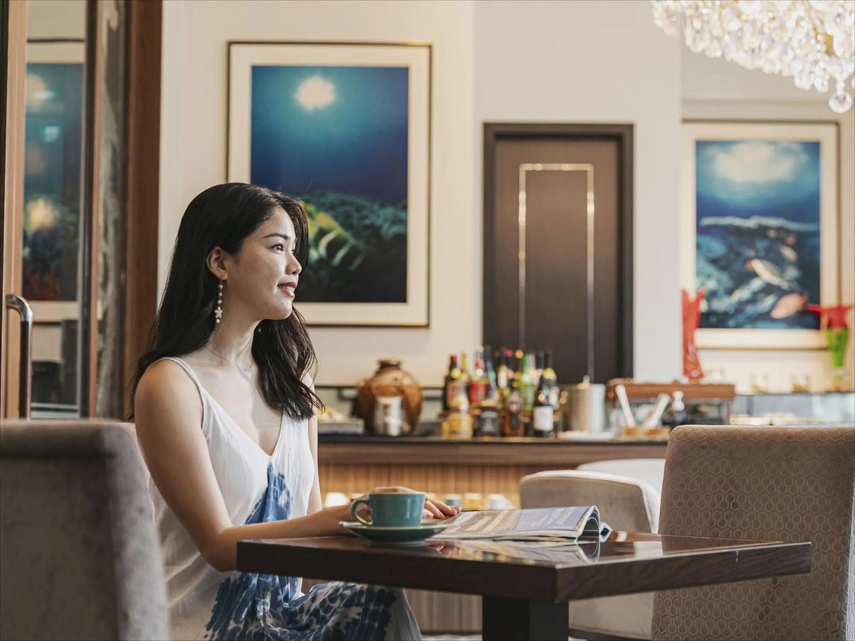 Lounge or bar in Okinawa EXES Naha