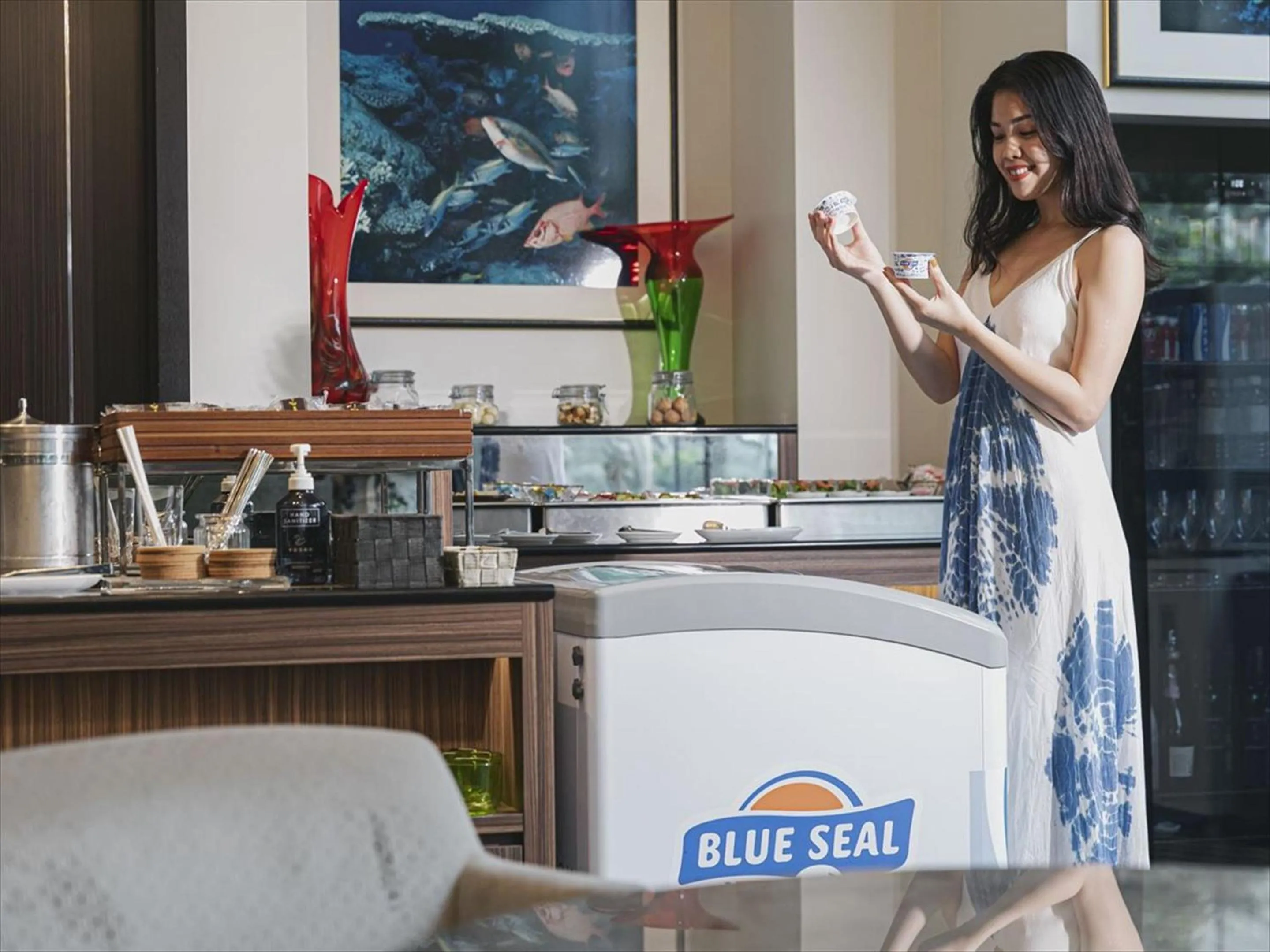 Lounge or bar in Okinawa EXES Naha