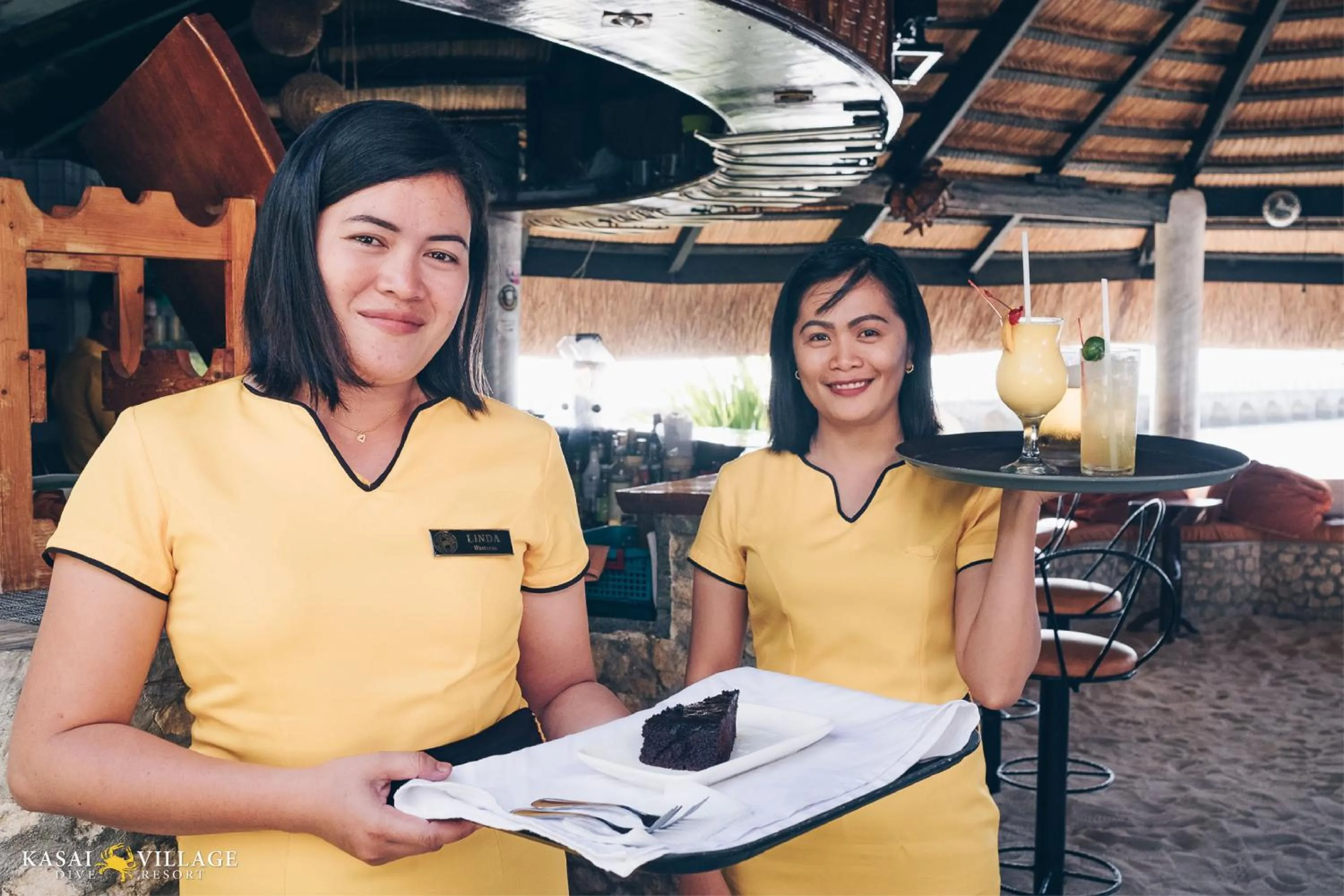 Staff in Kasai Village Dive Resort