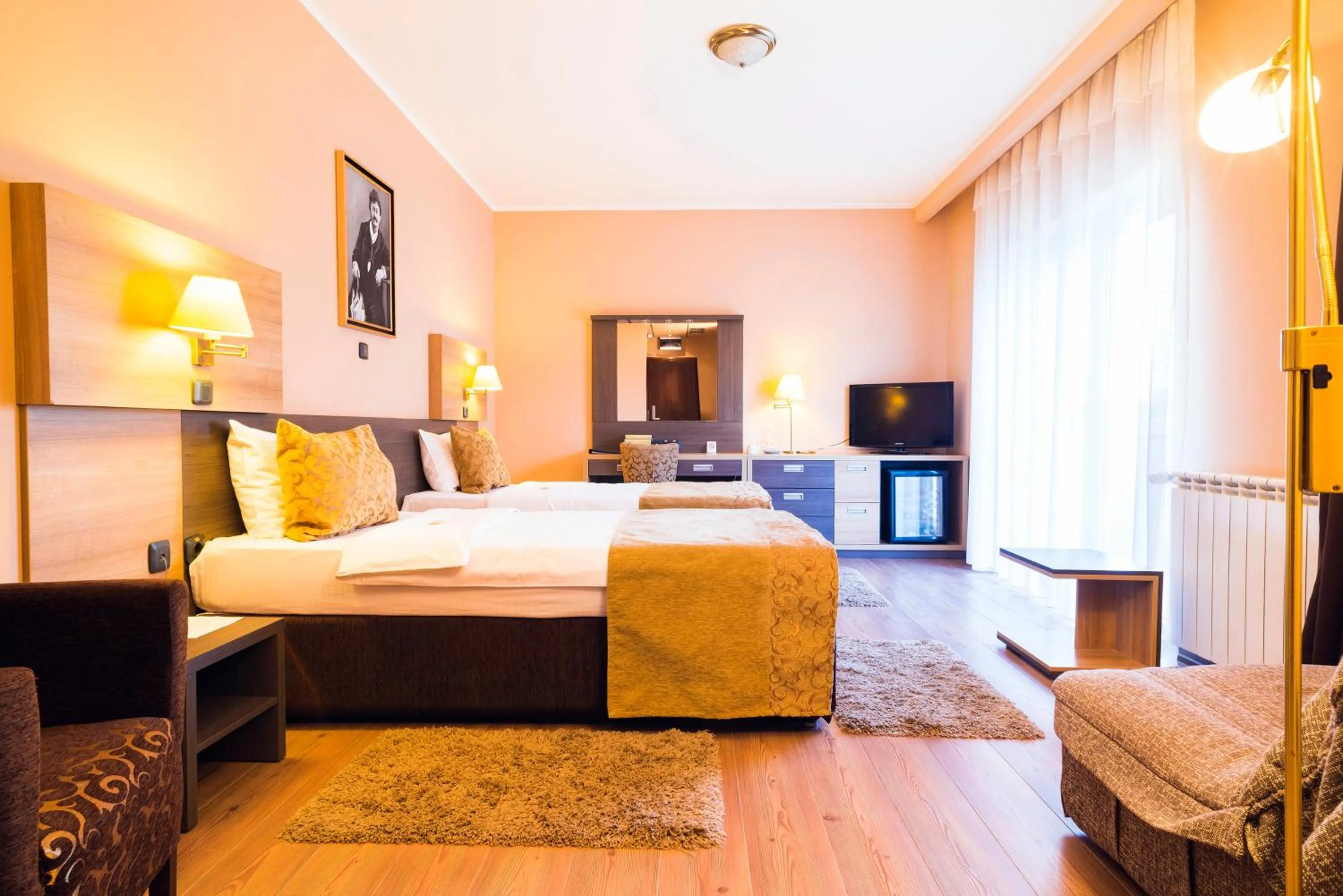 Bed in Hill Hotel Wellness & Spa