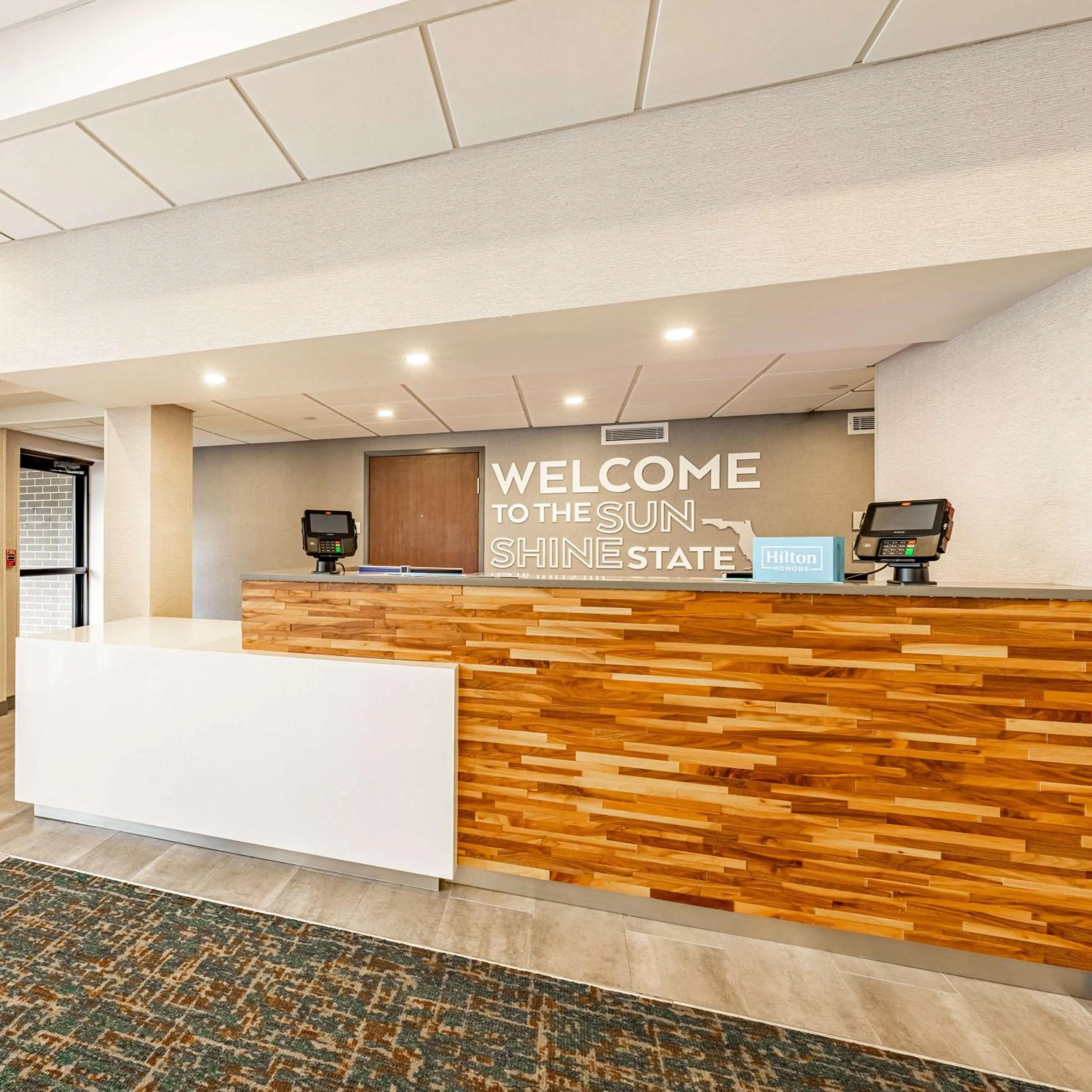 Lobby or reception in Hampton Inn Gainesville