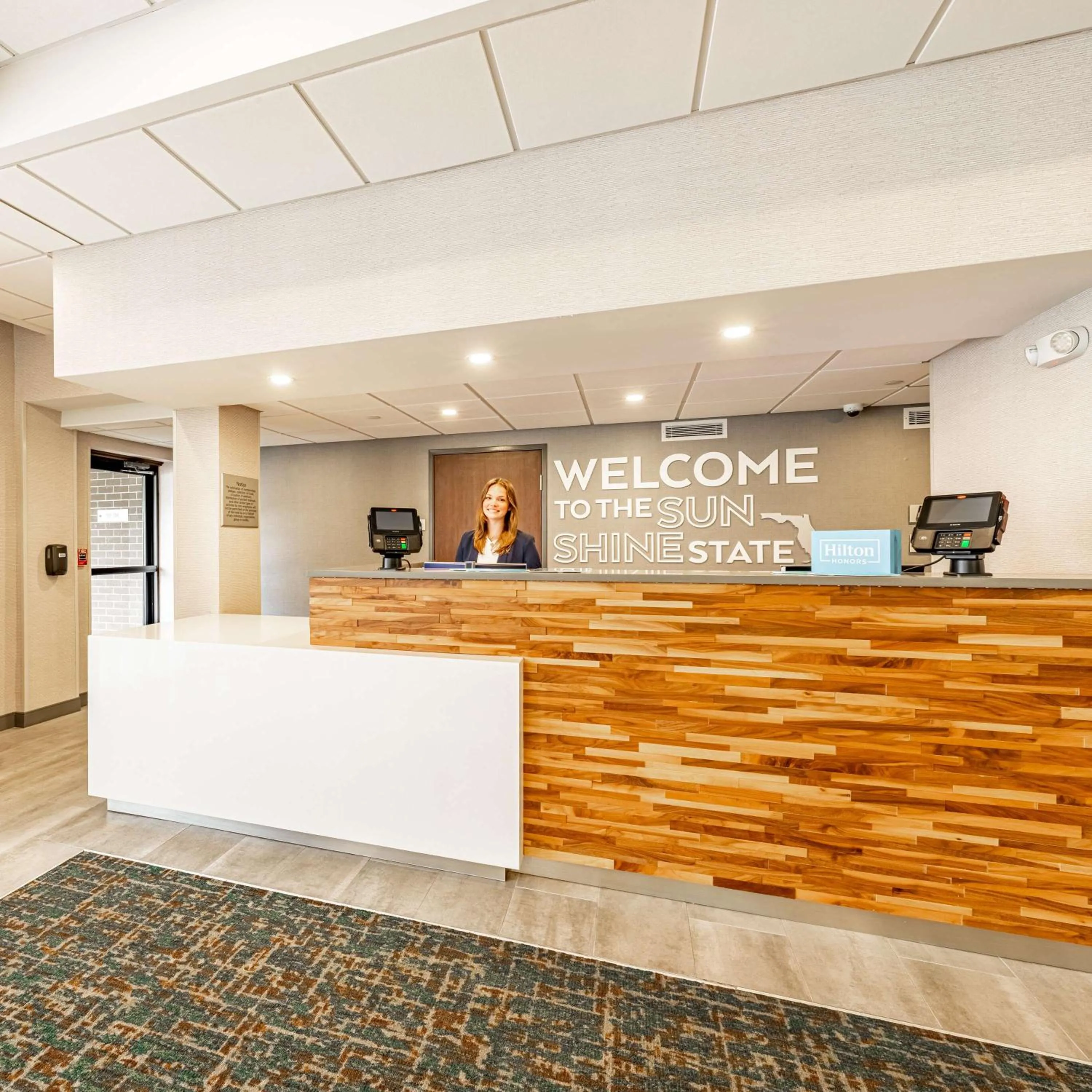 Lobby or reception in Hampton Inn Gainesville