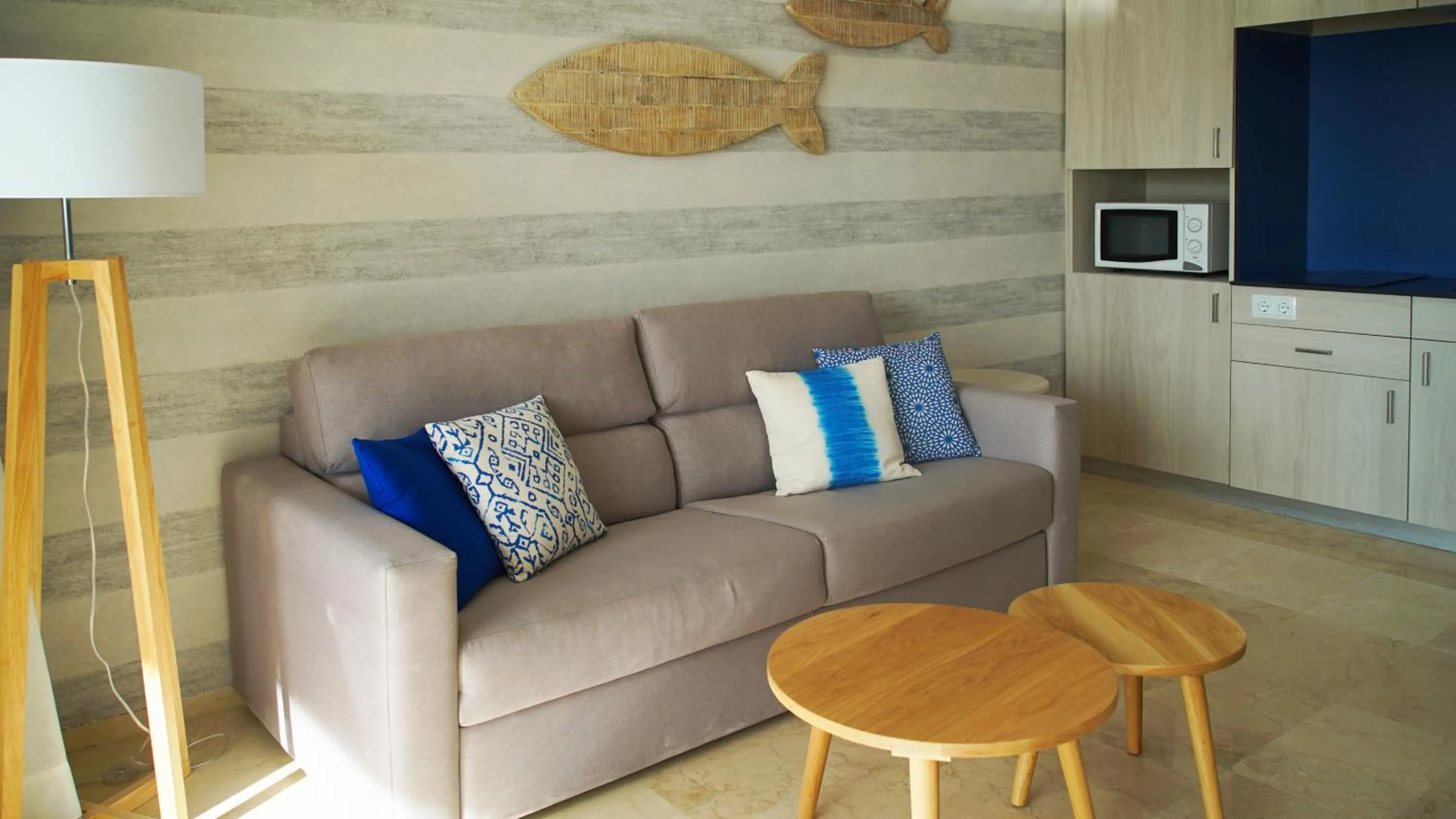 Kitchen or kitchenette in Son Caliu Apartamentos