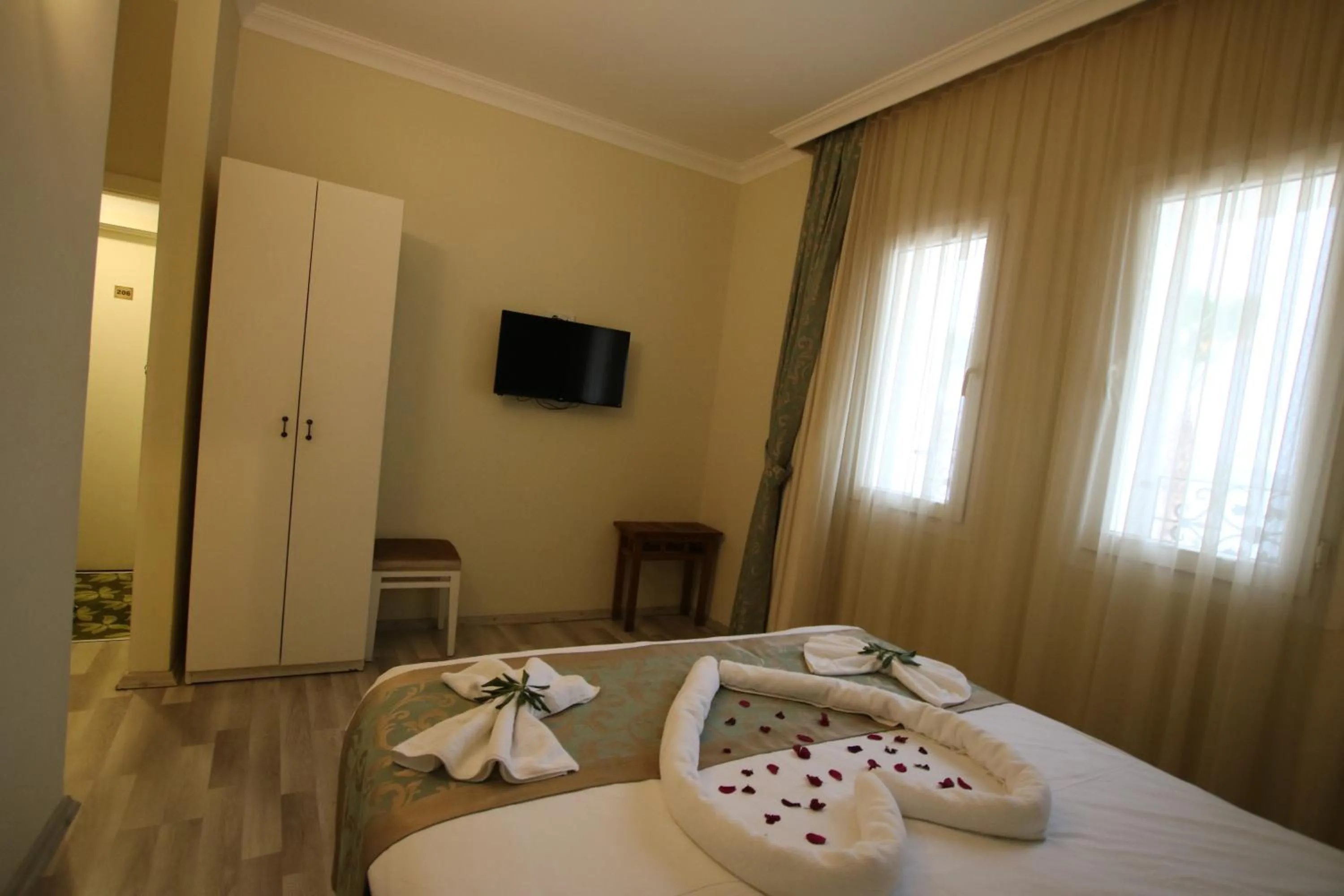 Bed in Artemis Hotel